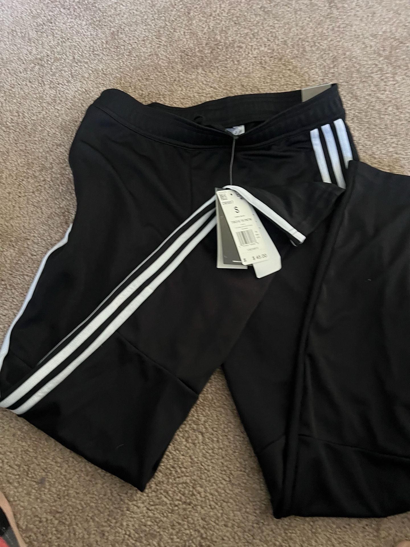 Adidas Tiro Track Pants Size S Black White 4