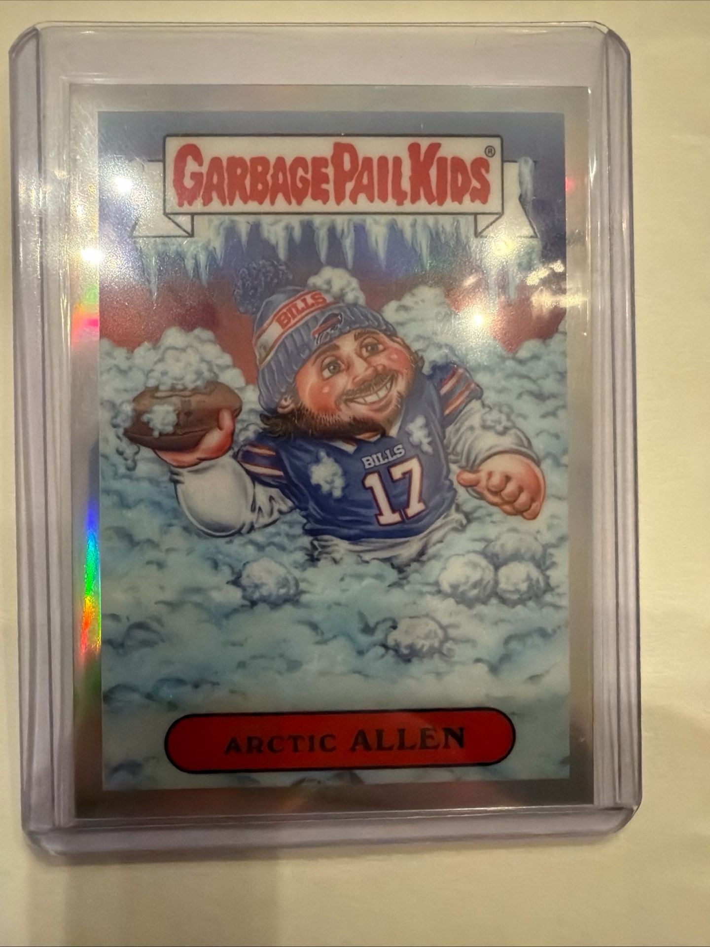 Garbage Pail Kids Arctic Allen Josh Allen Buffalo Bills Trading Card 1