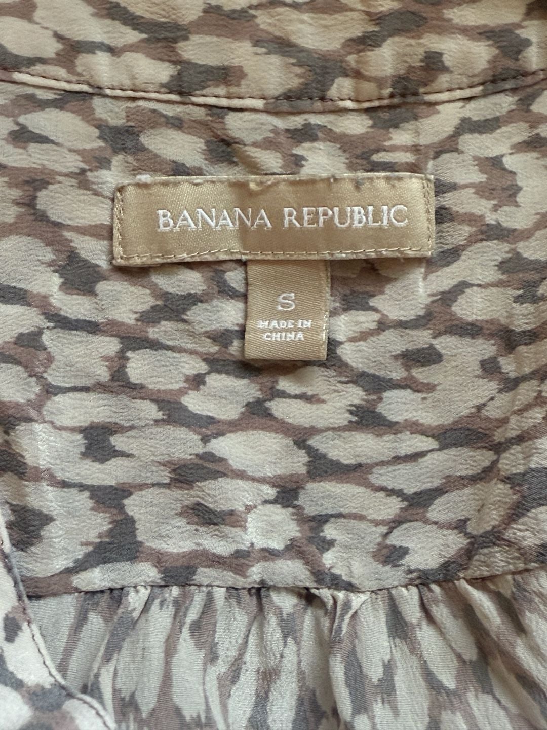 Banana Republic Women's Size S Animal Leopard Print 3