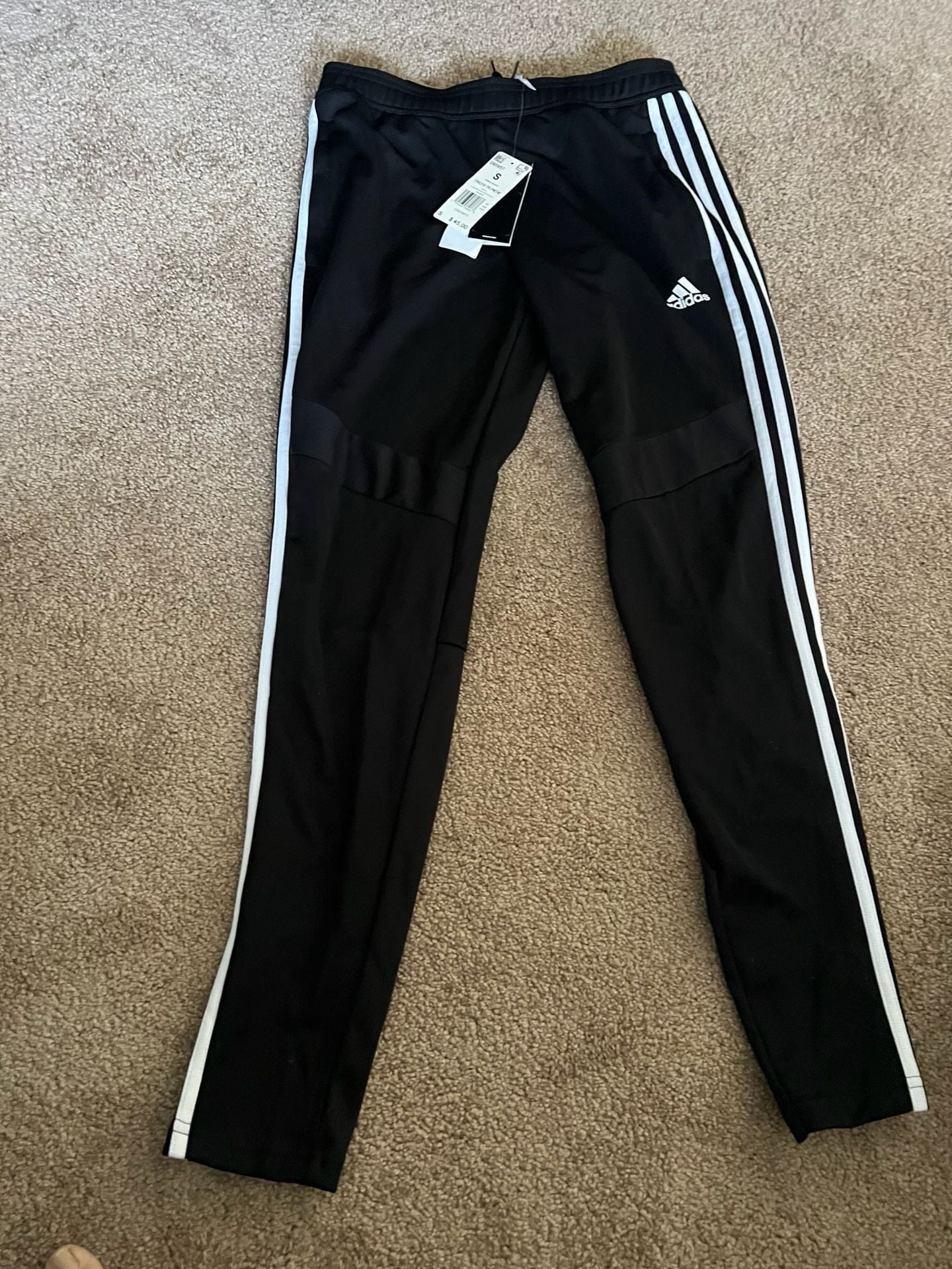 Adidas Tiro Track Pants Size S Black White 2