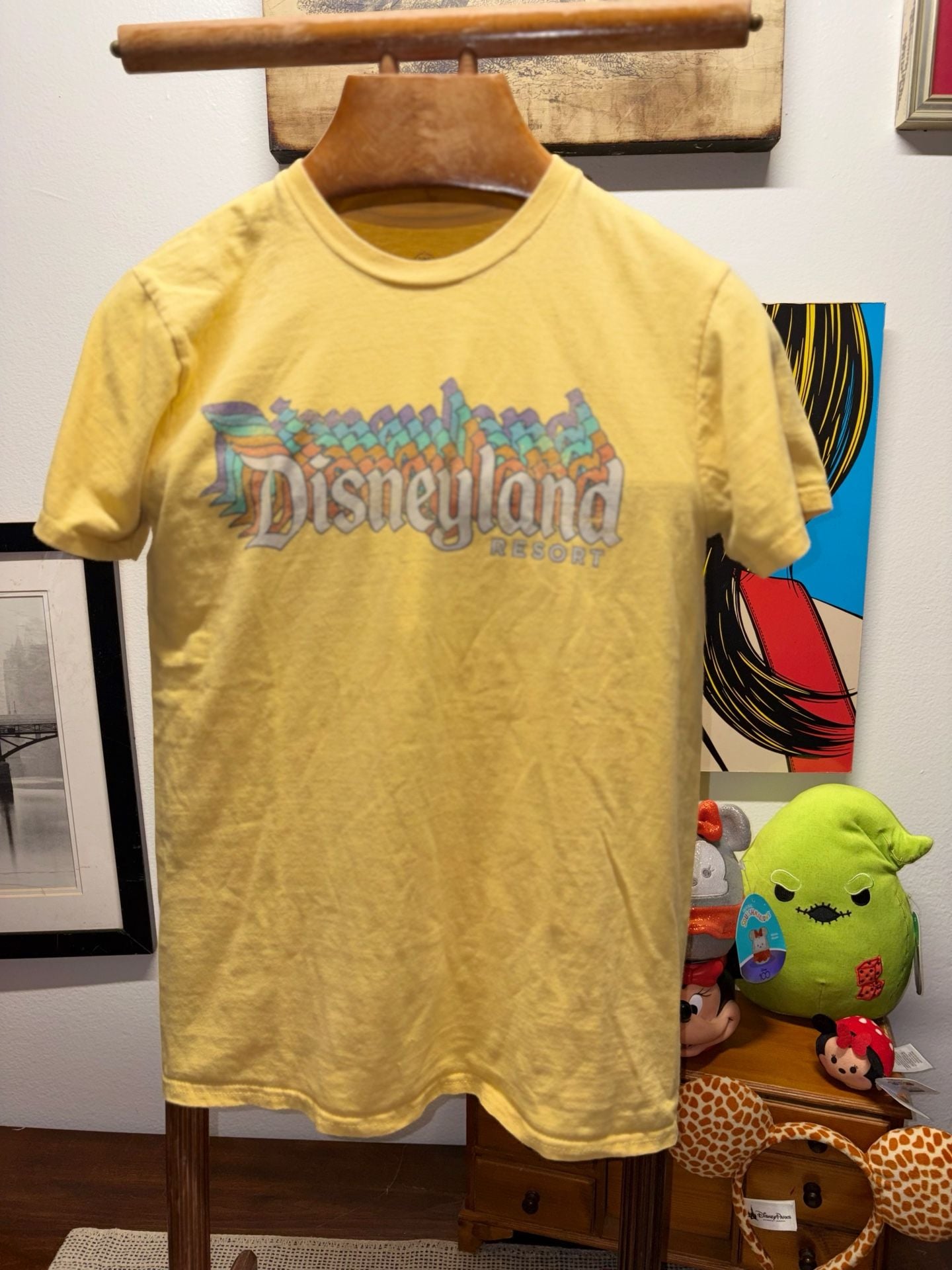 Disneyland Resort Graphic T-Shirt Yellow Size S 3