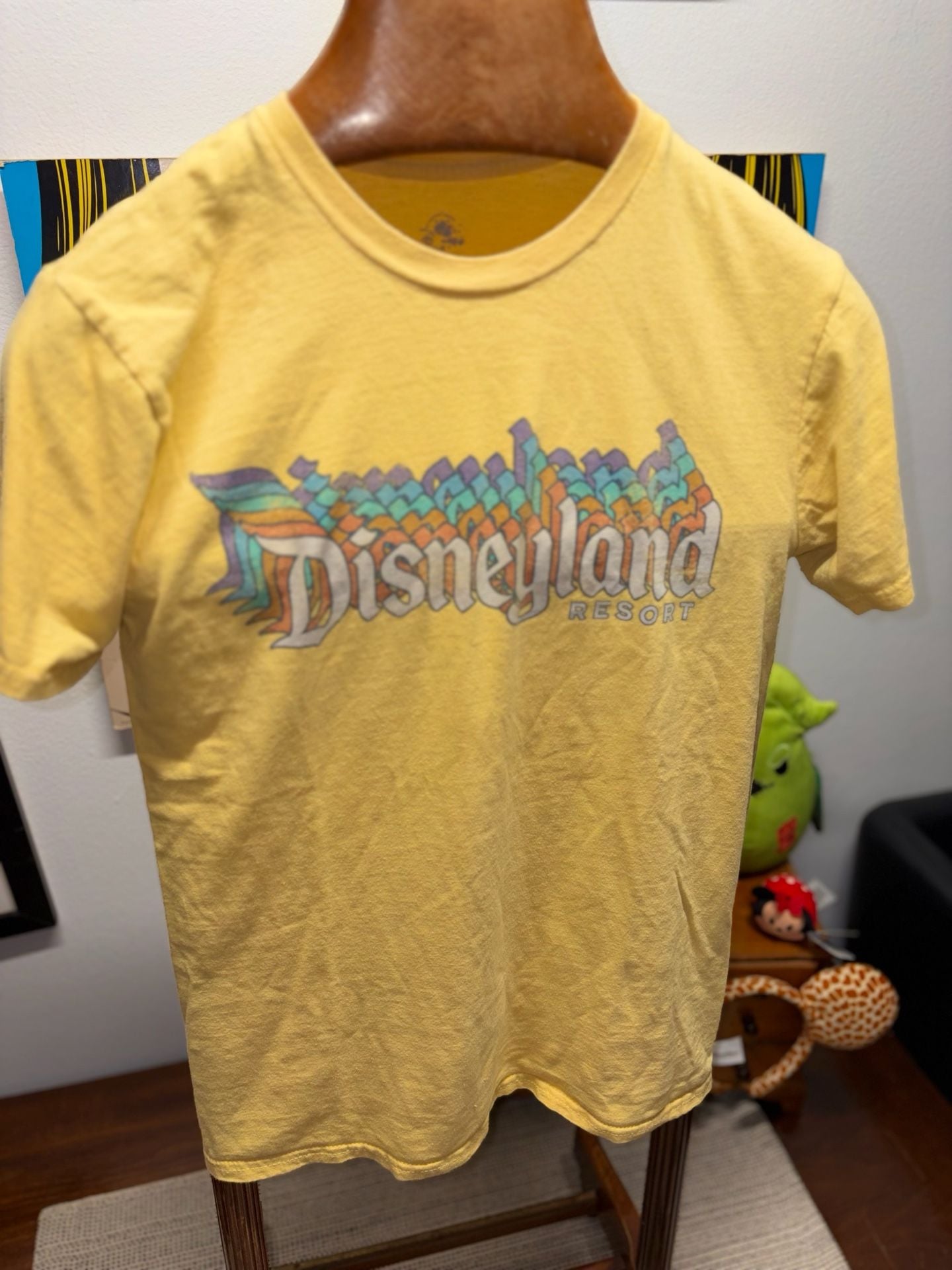 Disneyland Resort Graphic T-Shirt Yellow Size S 4