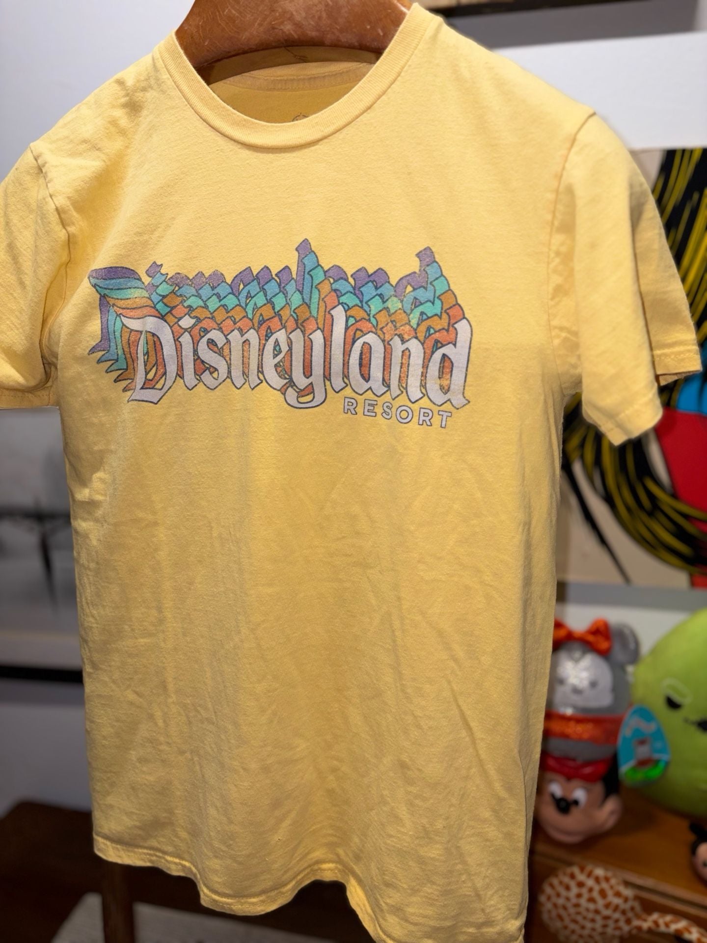 Disneyland Resort Graphic T-Shirt Yellow Size S 5