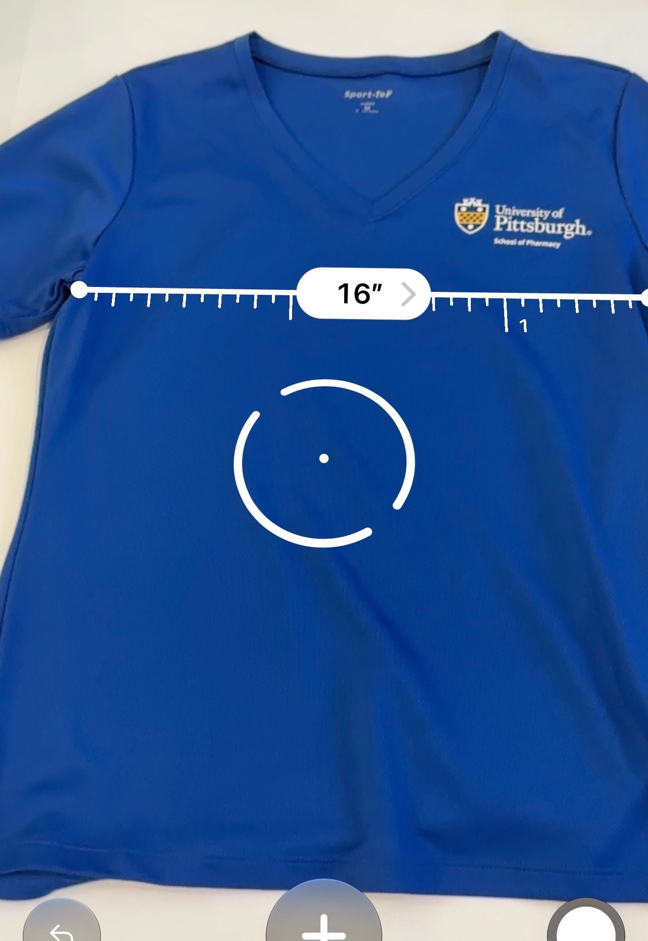 University Of Pittsburgh V-Neck Shirt Size M 5
