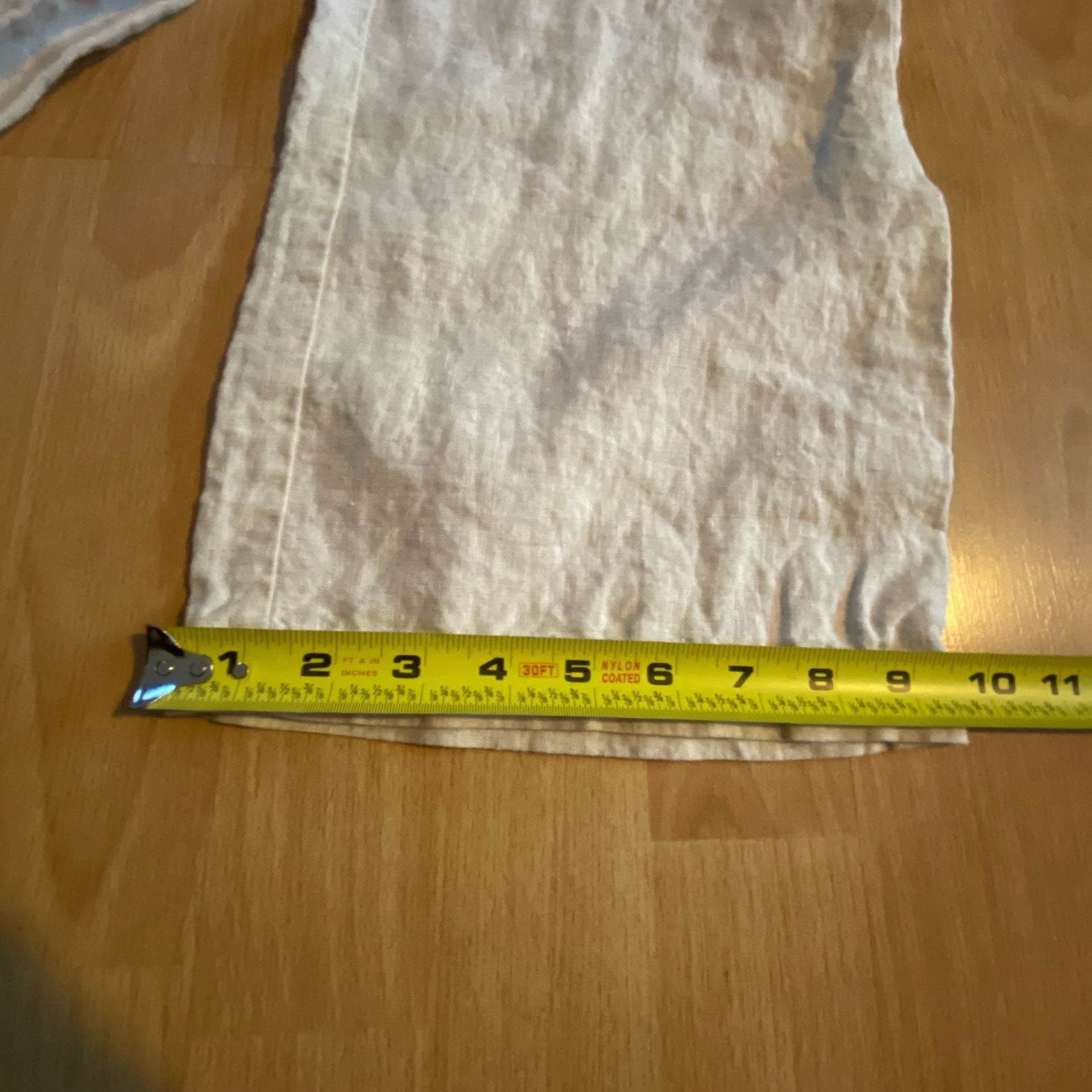 Tasso Elba Island Linen Pants 38x30 White 6