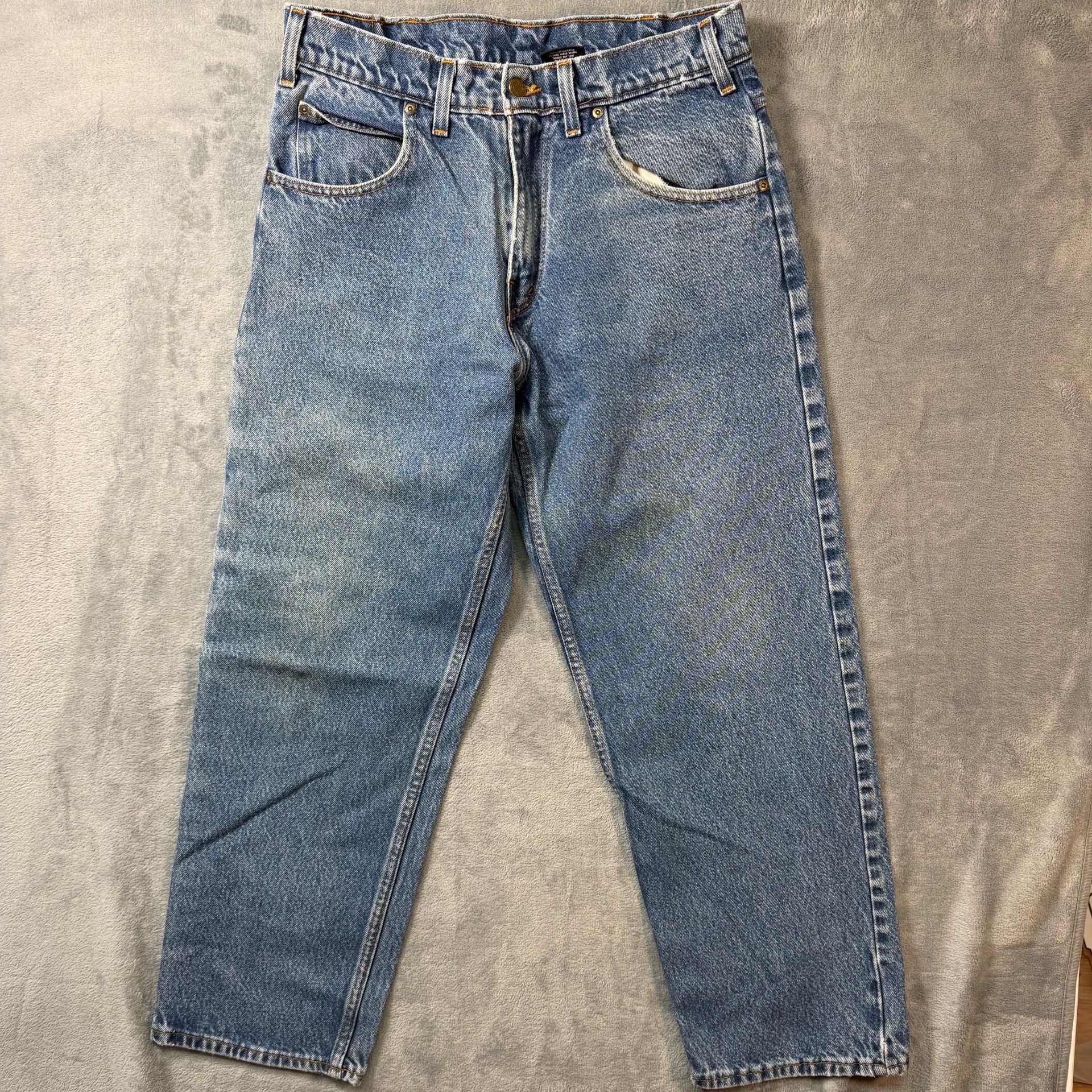 Vintage Prison Blues Carpenter Jeans Mens 34x30 Blue Denim Workwear USA Made 2