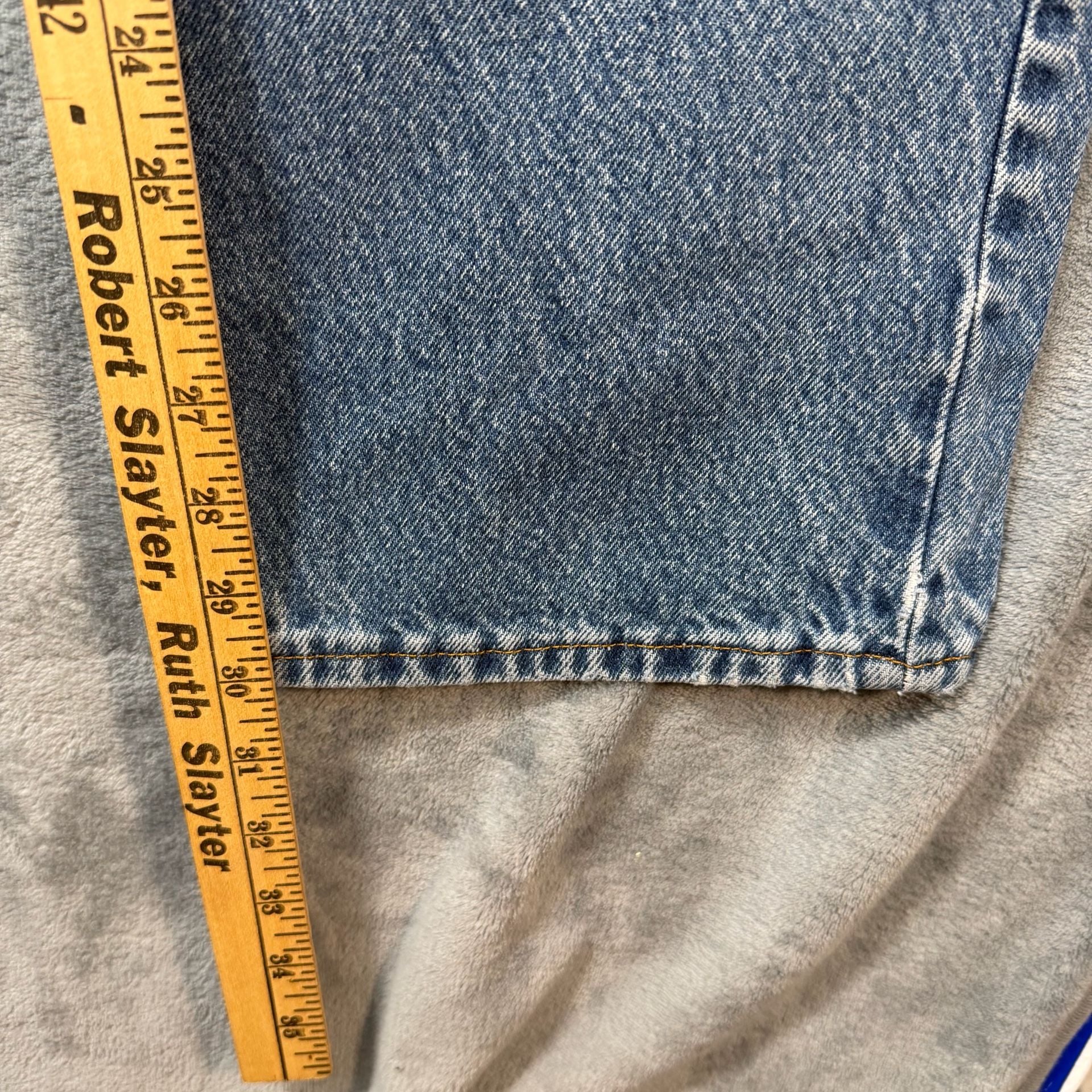 Vintage Prison Blues Carpenter Jeans Mens 34x30 Blue Denim Workwear USA Made 10