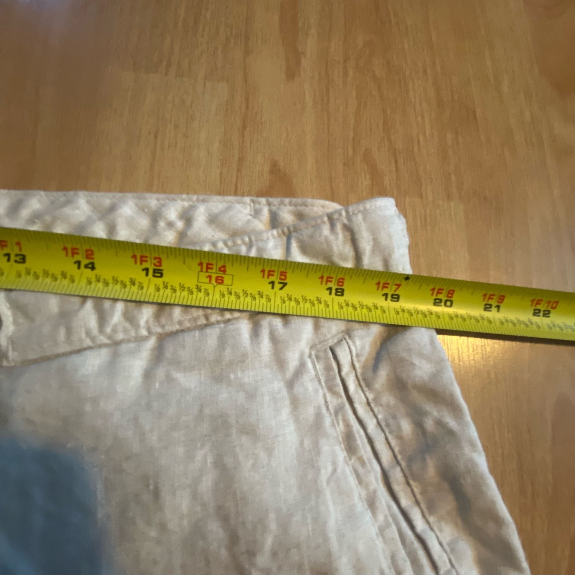 Tasso Elba Island Linen Pants 38x30 White 7