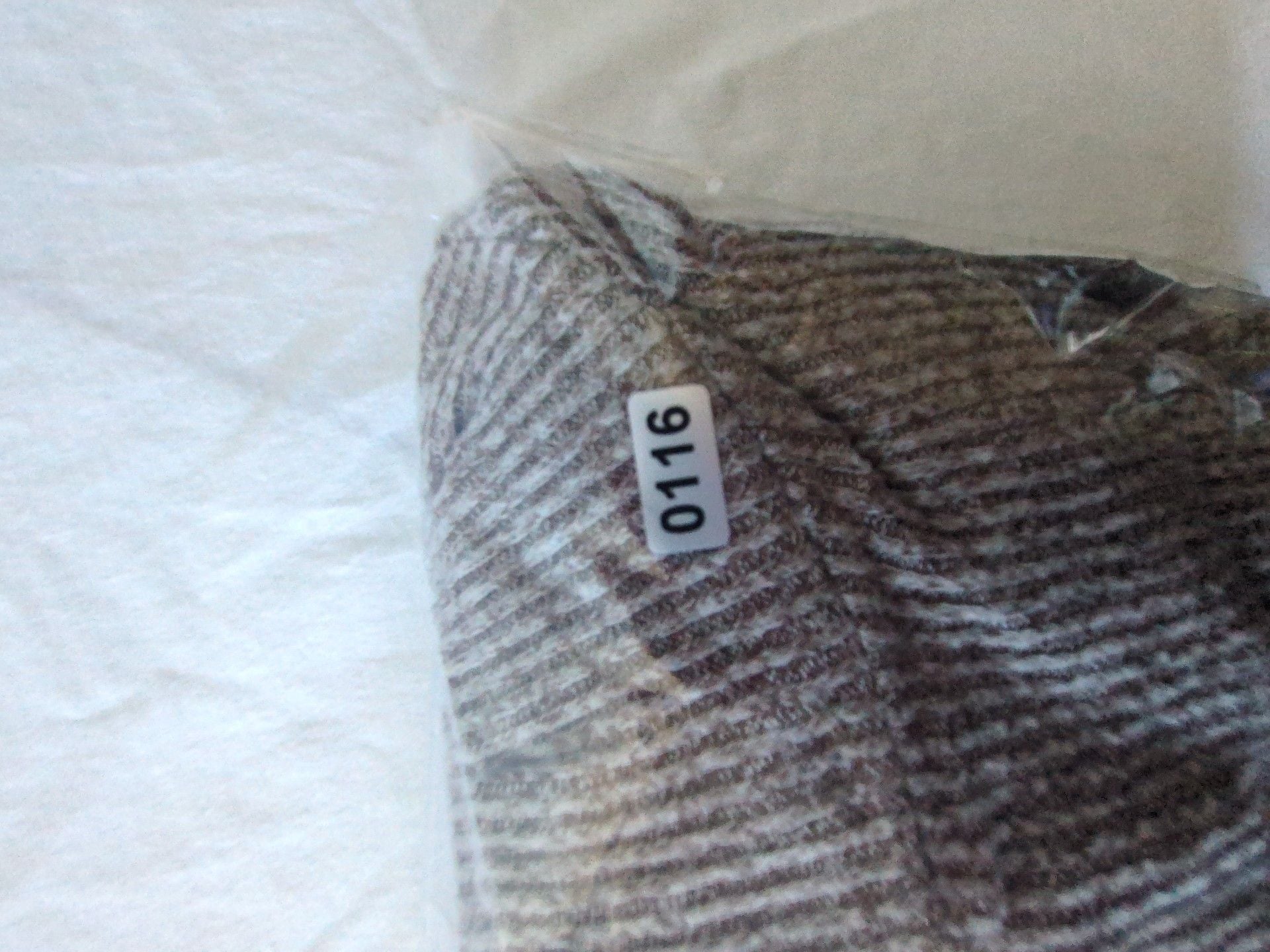maurices Mock Neck Sweater Size 3X Brown Ribbed Ruffle Hem 8