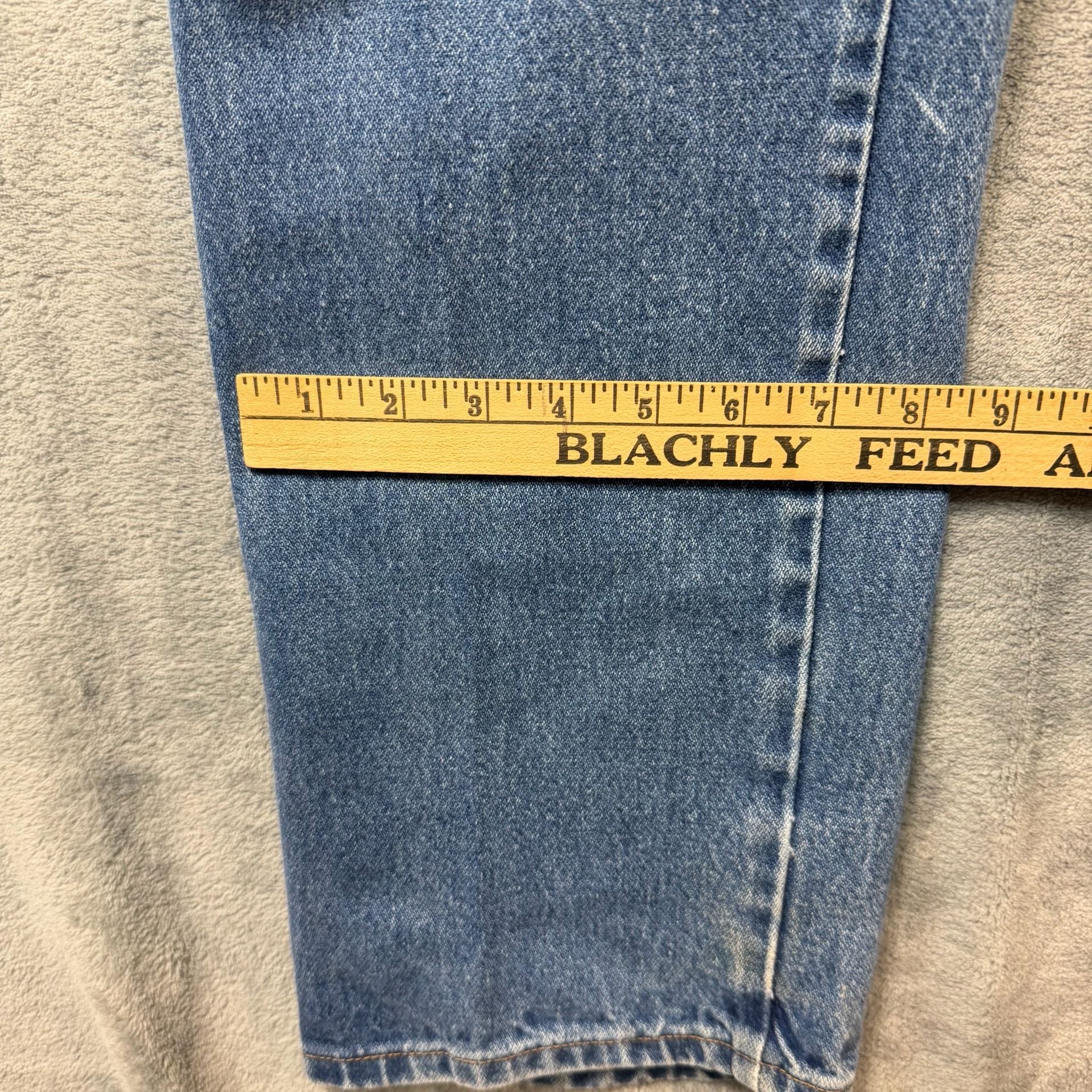 Wrangler Cowboy Cut 13MWZ Jeans Mens 33x36 Prewashed Indigo Tall Bootcut 6