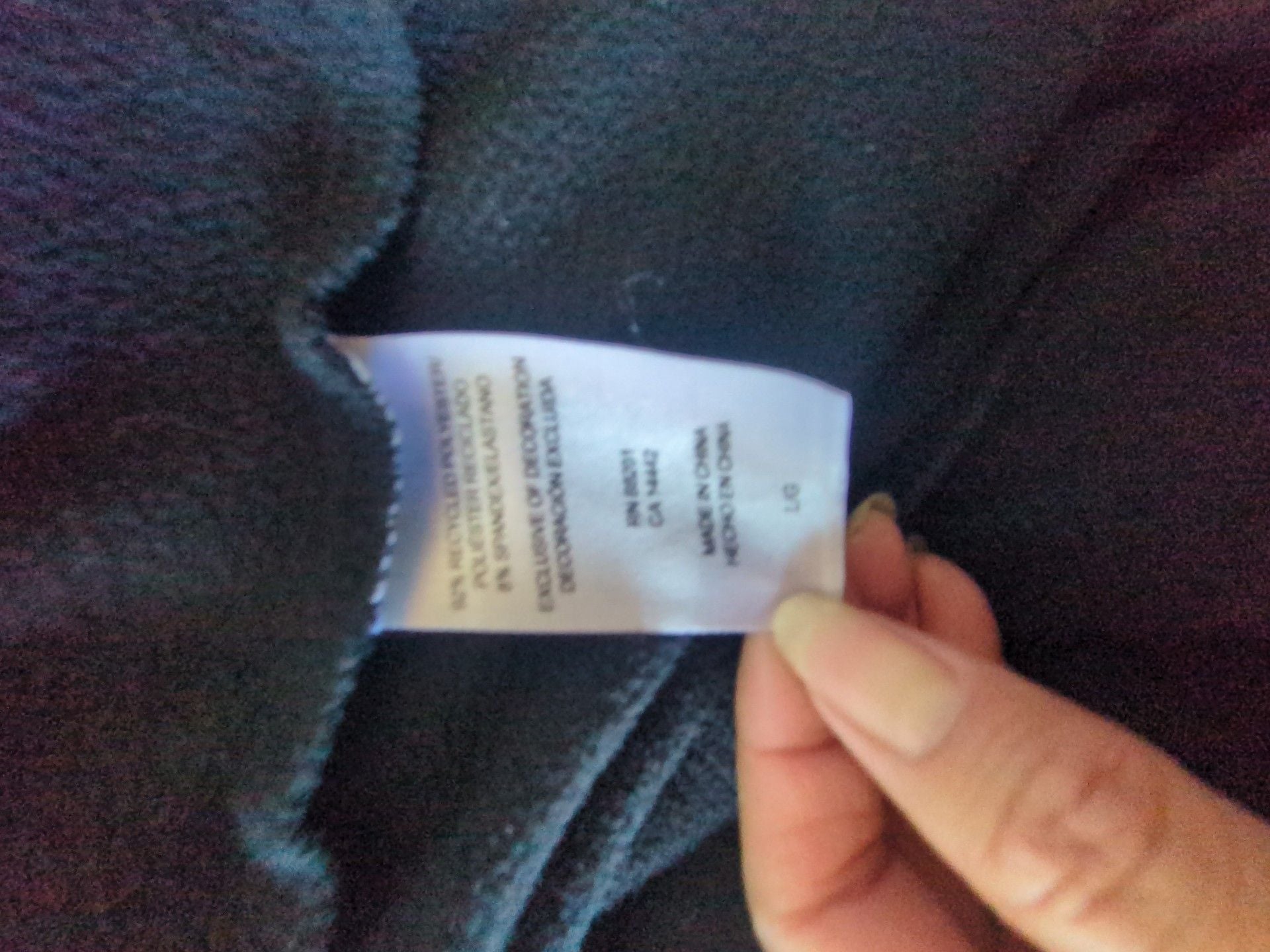 Athleta Full Zip Jacket Size L Black Geometric Textured 7