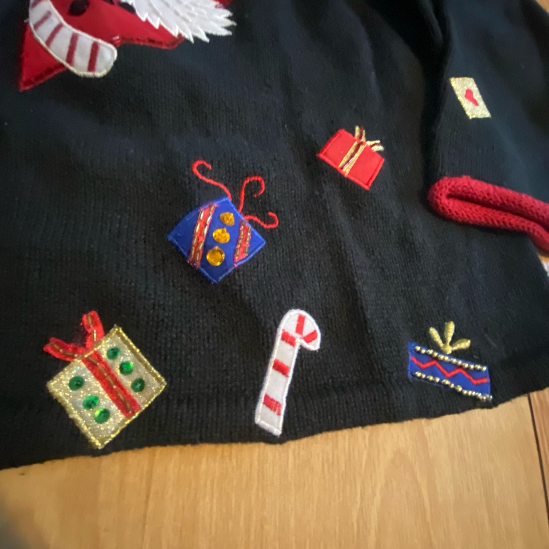 Tiara International Christmas Sweater Size M 4