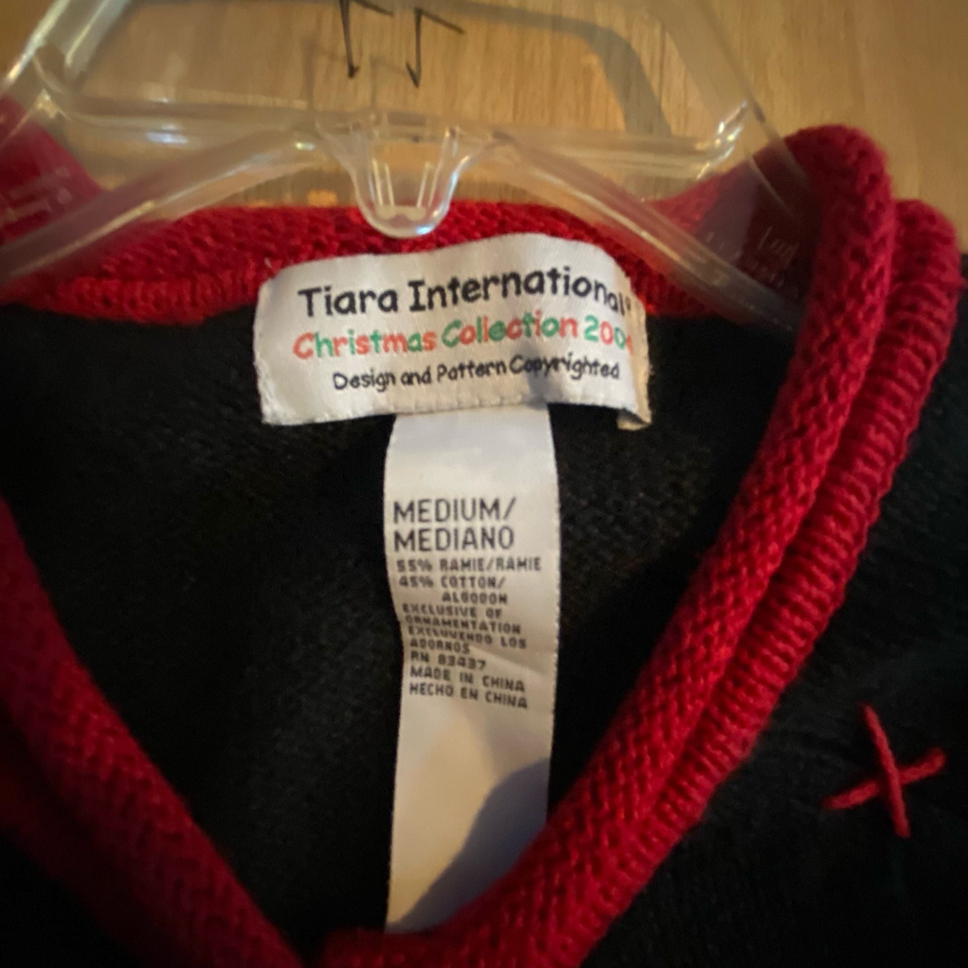 Tiara International Christmas Sweater Size M 7