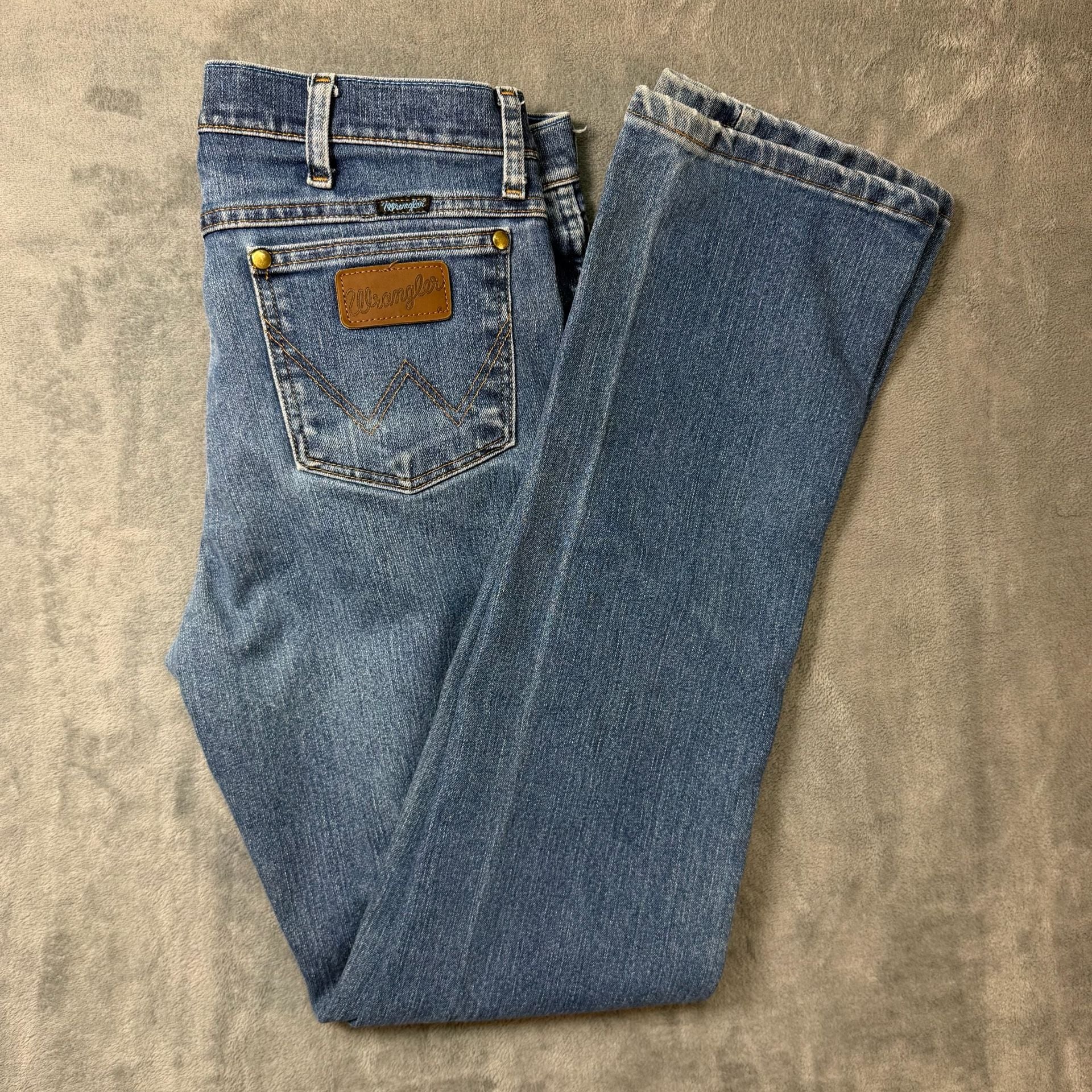 Wrangler Premium Performance Cowboy Cut Slim Fit Stretch Jeans Mens 31x36 2
