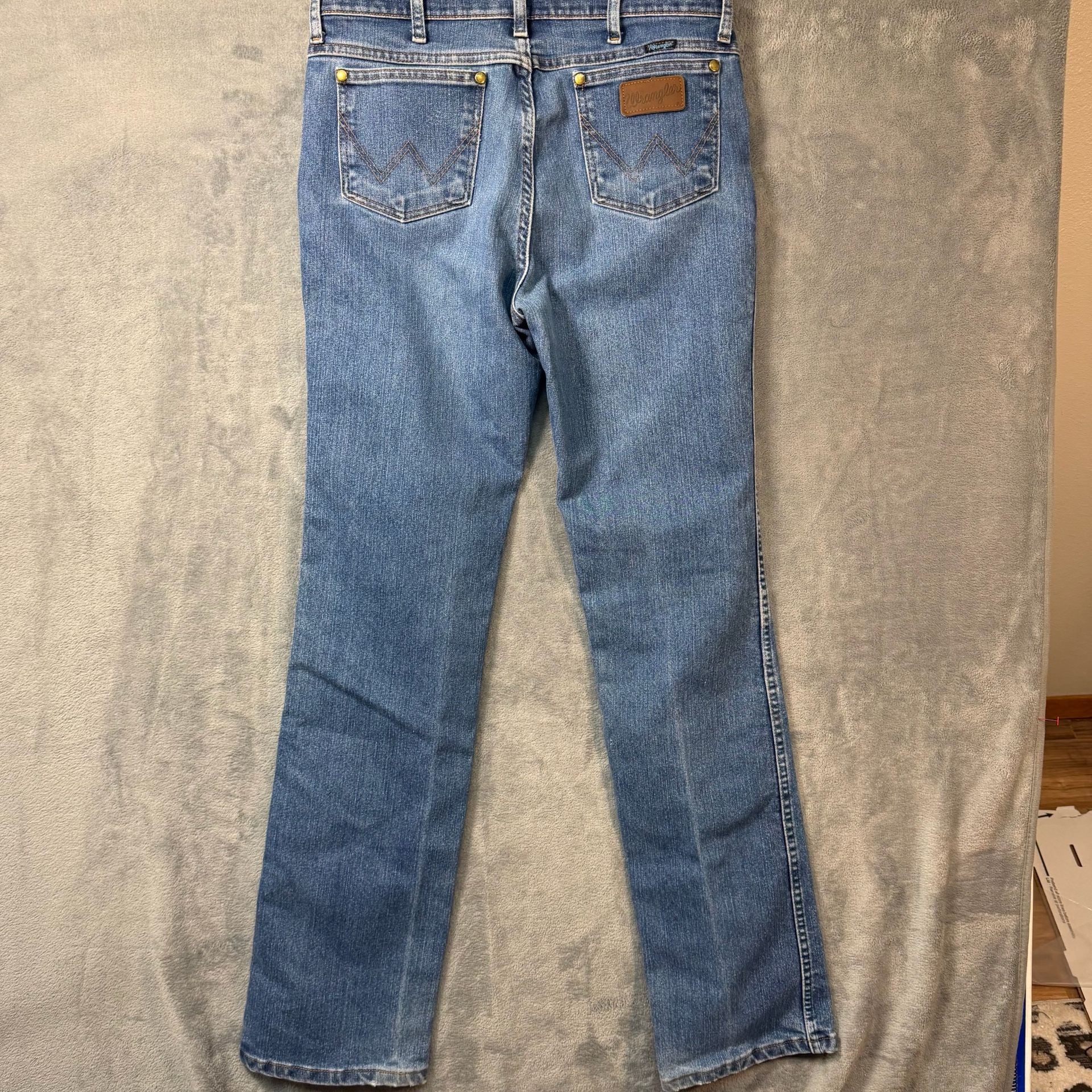 Wrangler Premium Performance Cowboy Cut Slim Fit Stretch Jeans Mens 31x36 9