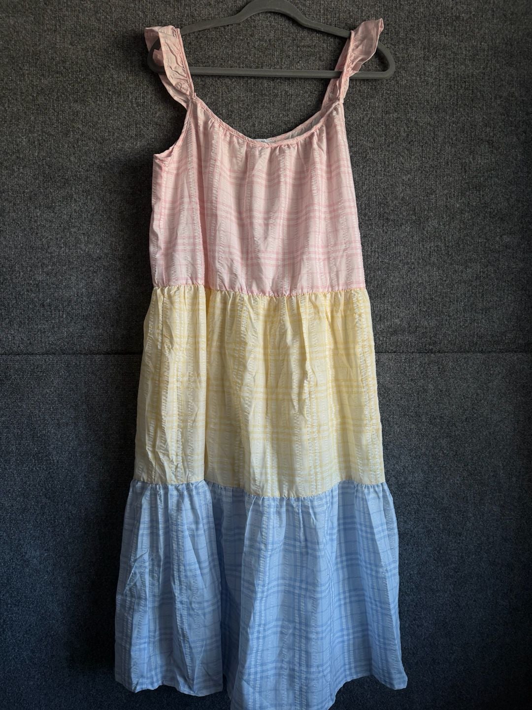 Maison Maar Pastel Tiered Dress Size L 3