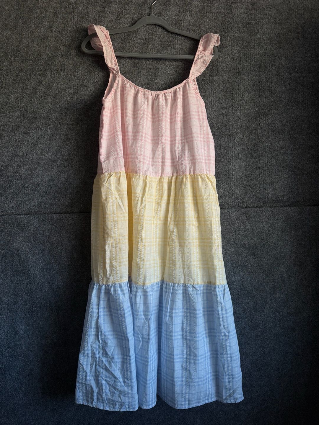 Maison Maar Pastel Tiered Dress Size L 5