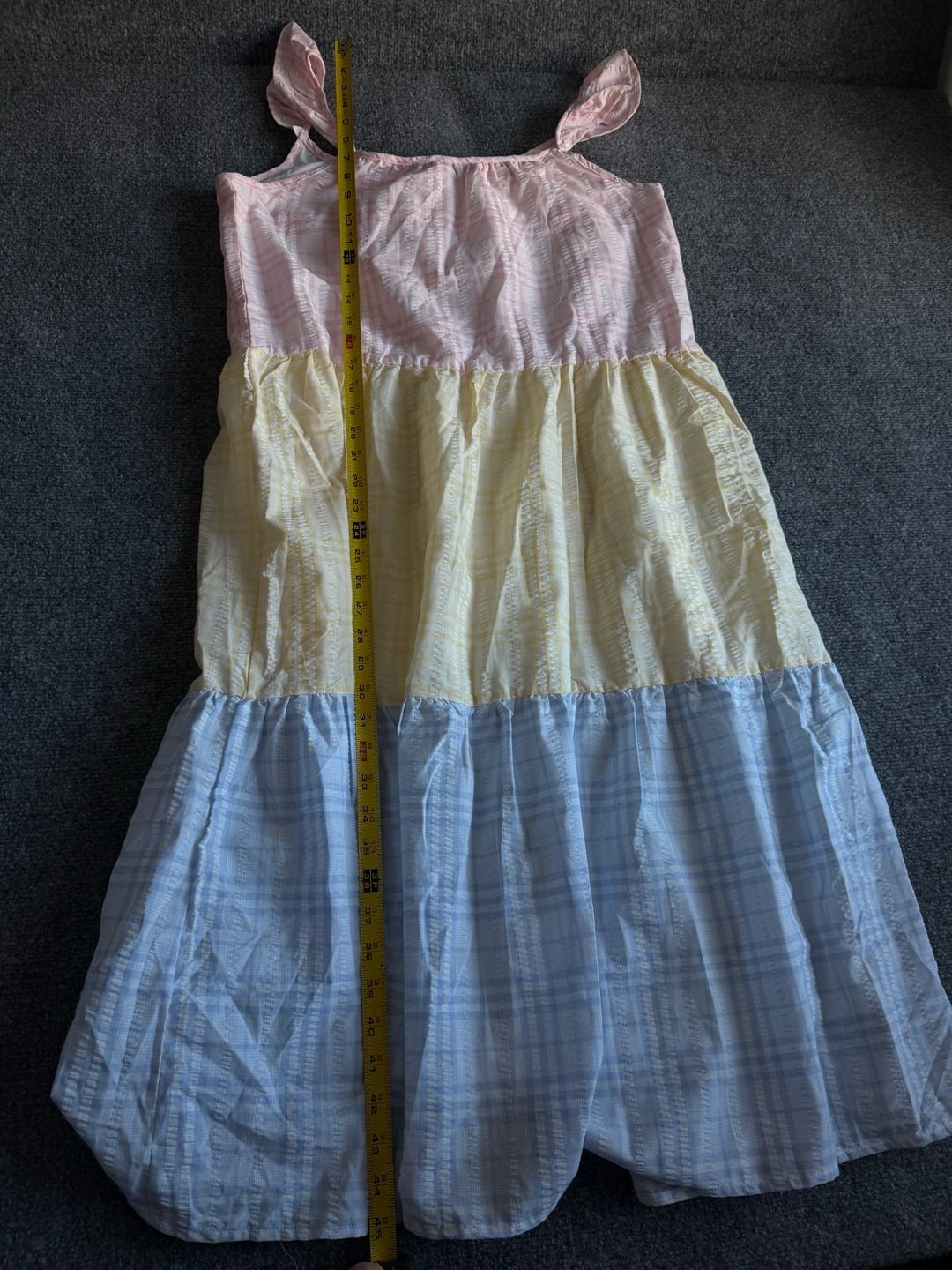 Maison Maar Pastel Tiered Dress Size L 6