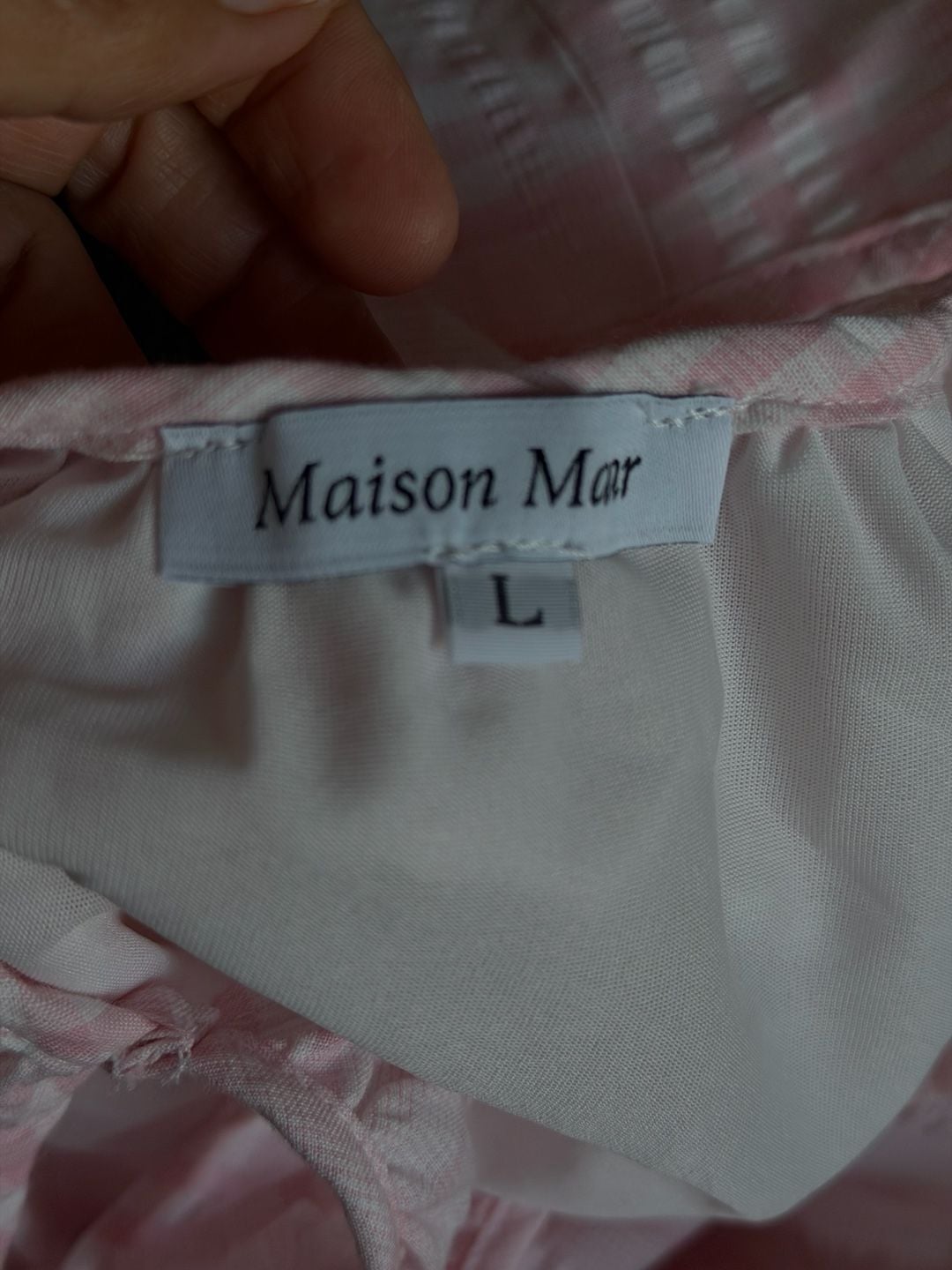 Maison Maar Pastel Tiered Dress Size L 13
