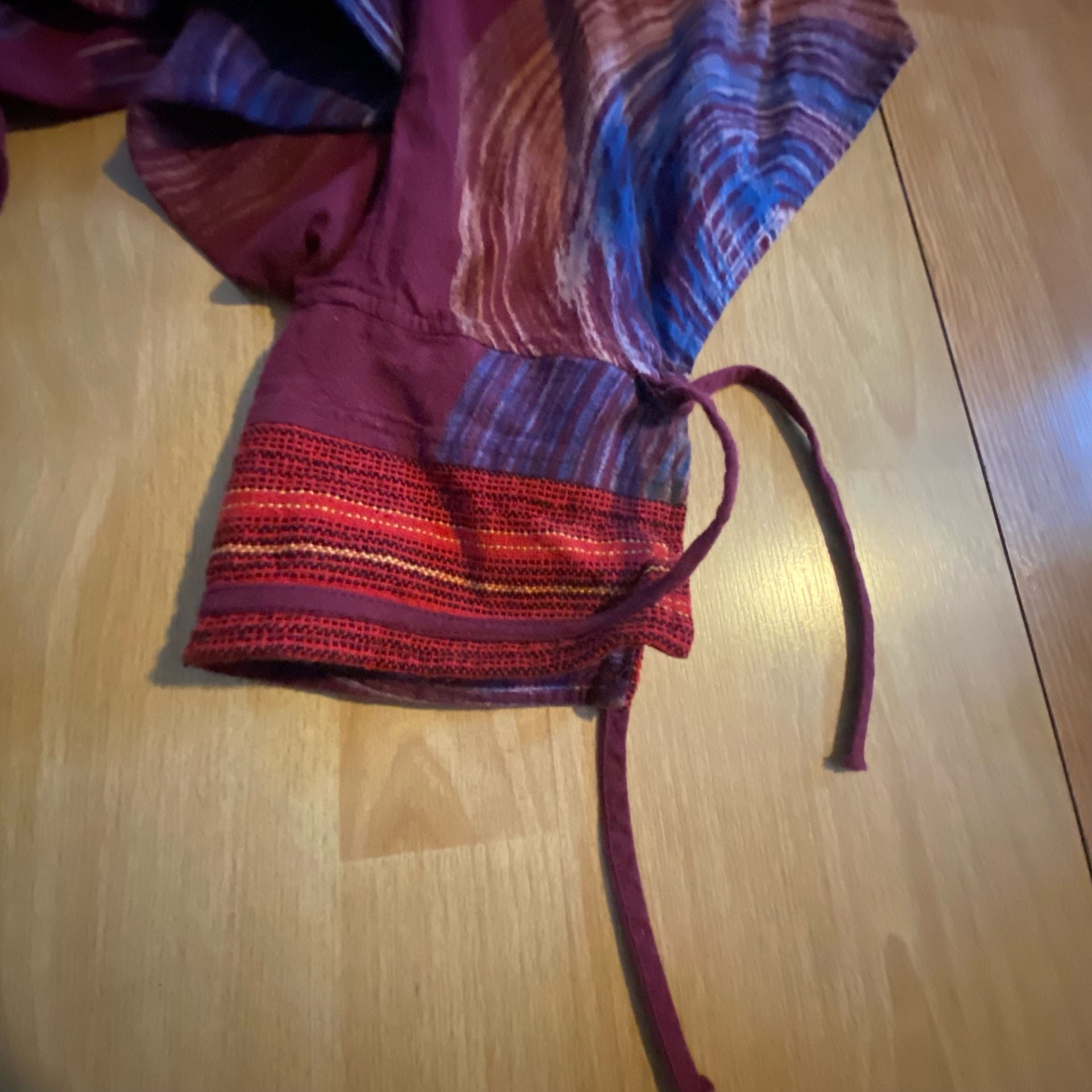 Boho Harem Pants Purple Multicolor Festival 2
