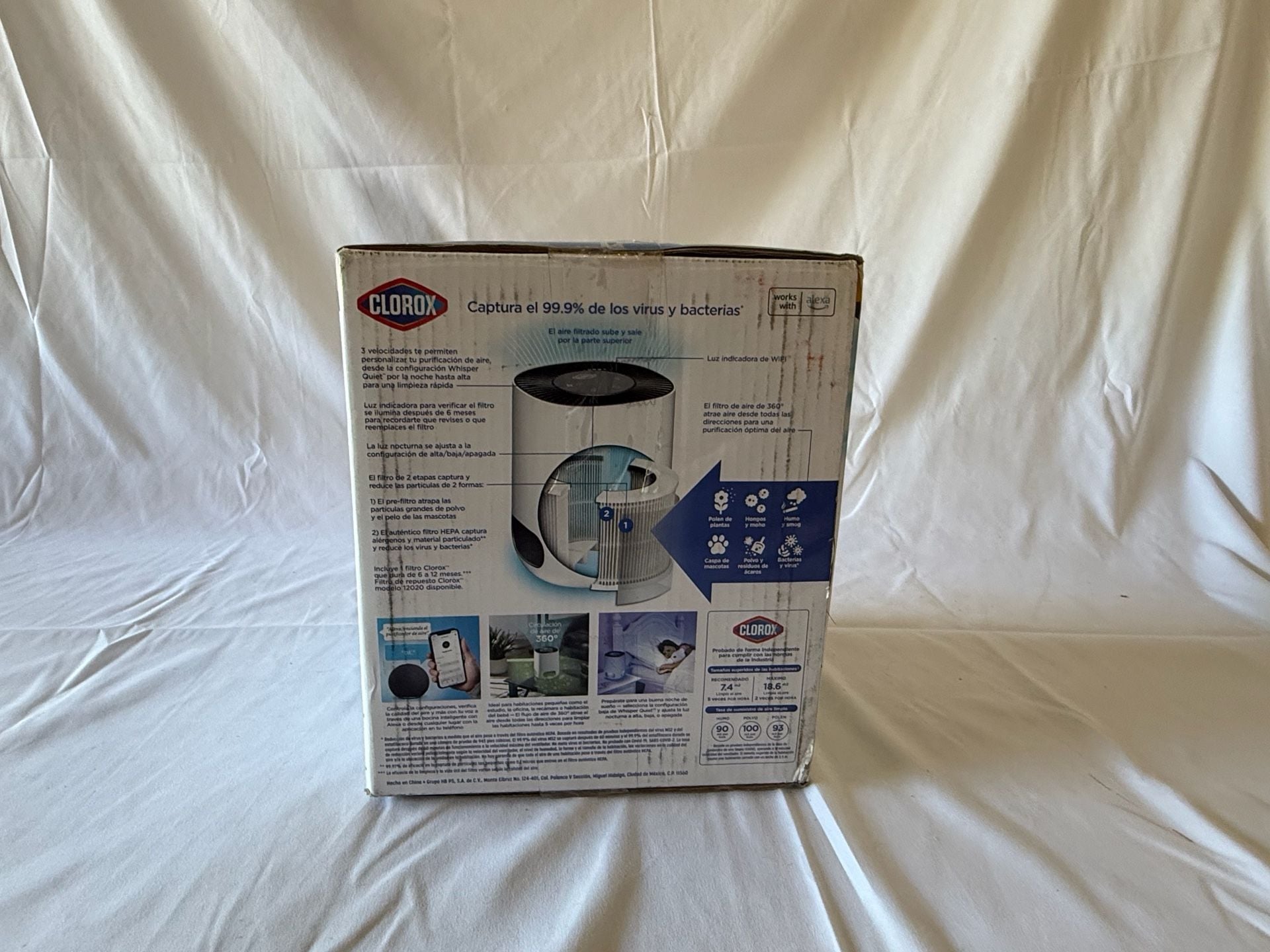 Tabletop Smart True HEPA Air Purifier New In Box 6