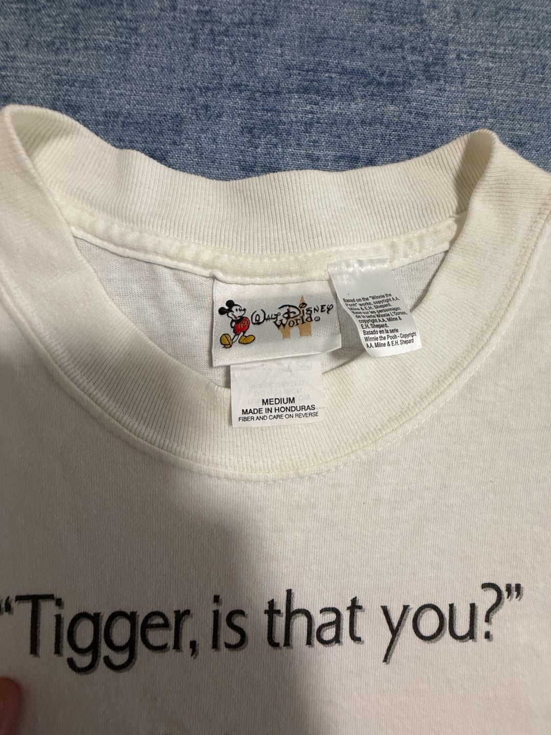 Disney Animal Kingdom Winnie the Pooh Tagger Is That You T-Shirt Size Medium 3