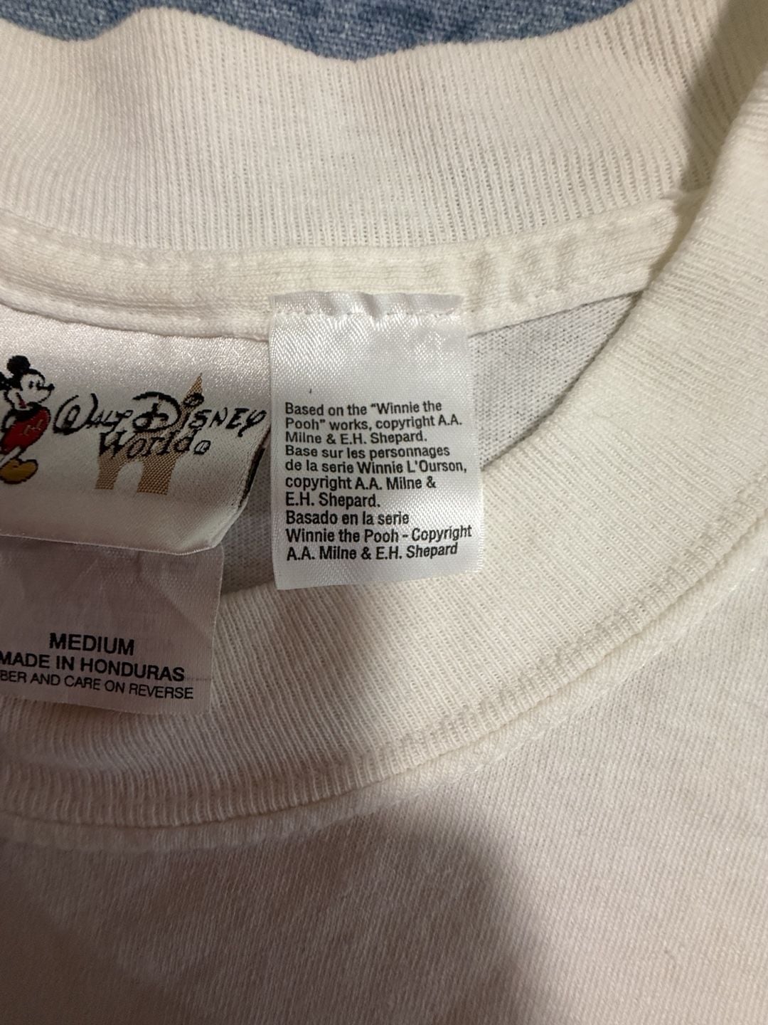 Disney Animal Kingdom Winnie the Pooh Tagger Is That You T-Shirt Size Medium 5