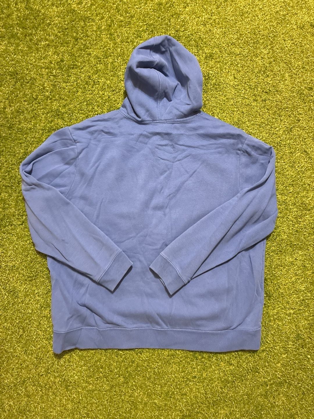 Blue baggy GAP HOODED SWEATSHIRT BLUE WITH WHITE OUTLINED logo 4