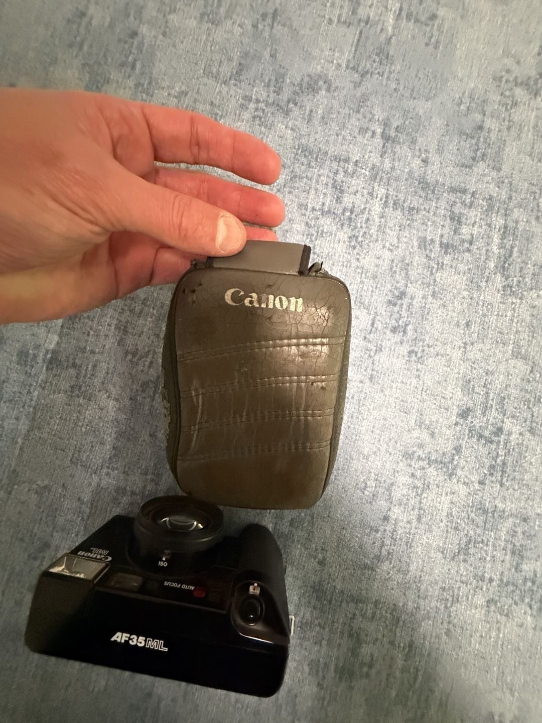 Canon AF35ML 35mm Film Camera with Case 4