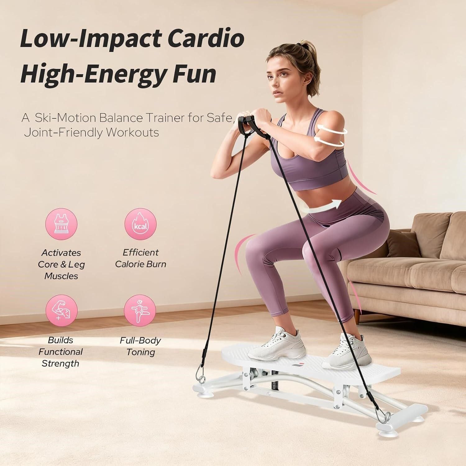 Ski Motion Balance Trainer Slide Machine New In Box 1