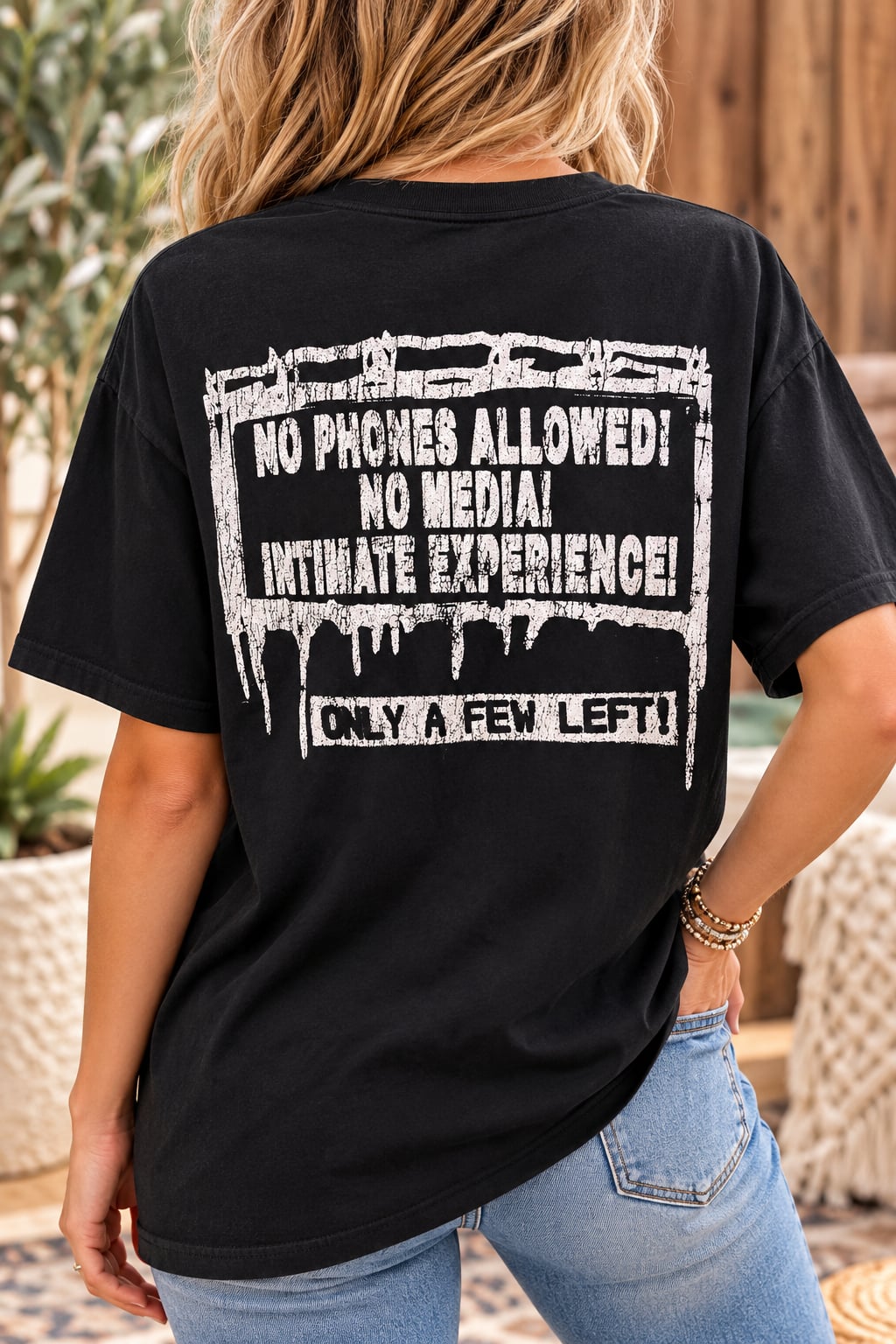 Pouya No Phones Allowed Intimate Experience T-Shirt X-Large Black 3