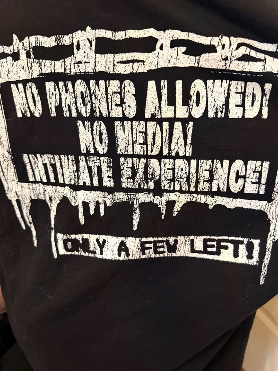 Pouya No Phones Allowed Intimate Experience T-Shirt X-Large Black 5