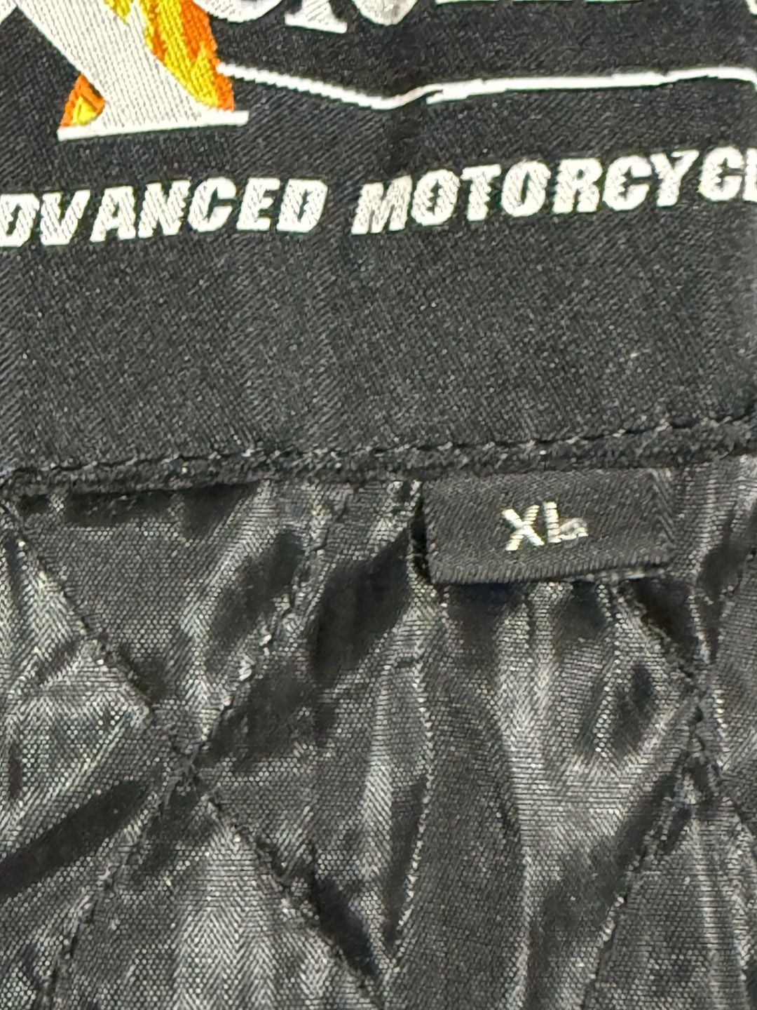 Xelement Leather Motorcycle Jacket Size XL Black Biker 5