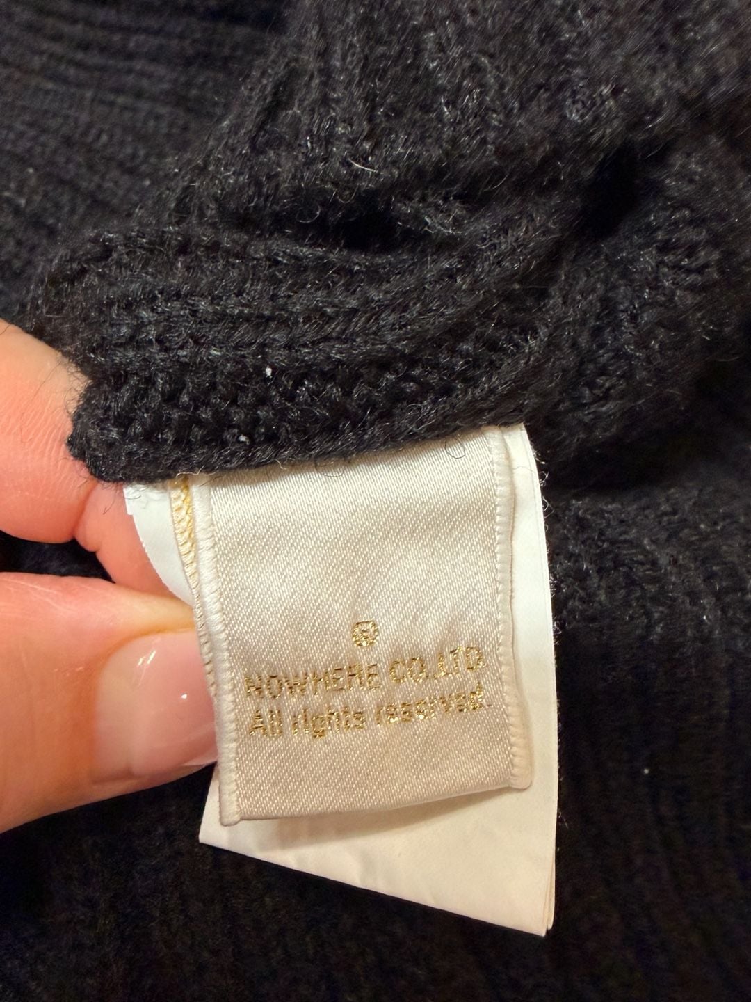 A Bathing Ape Classics Ribbed Sweater Size S Black 8