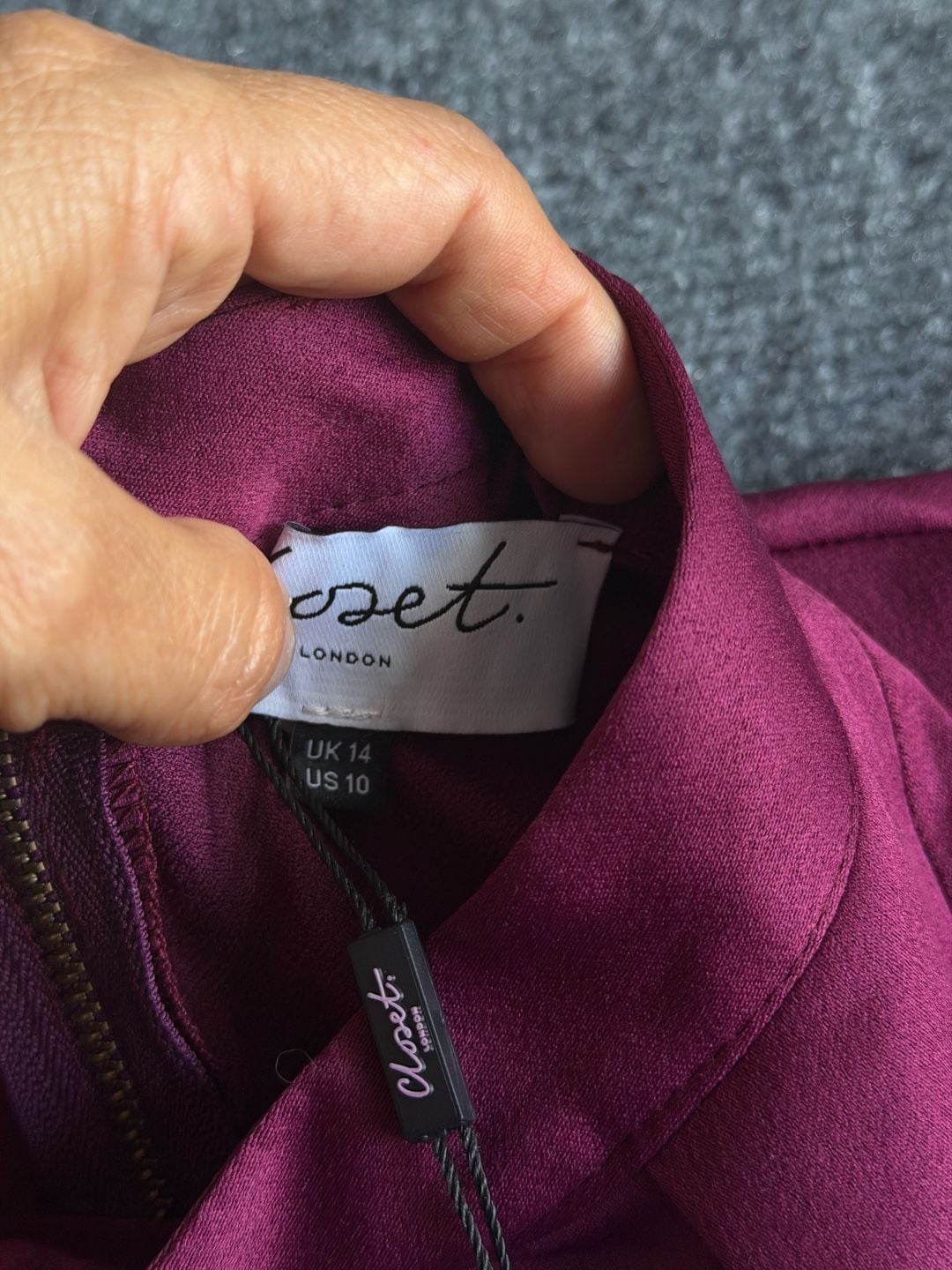Closet London New Purple Dress 14 1