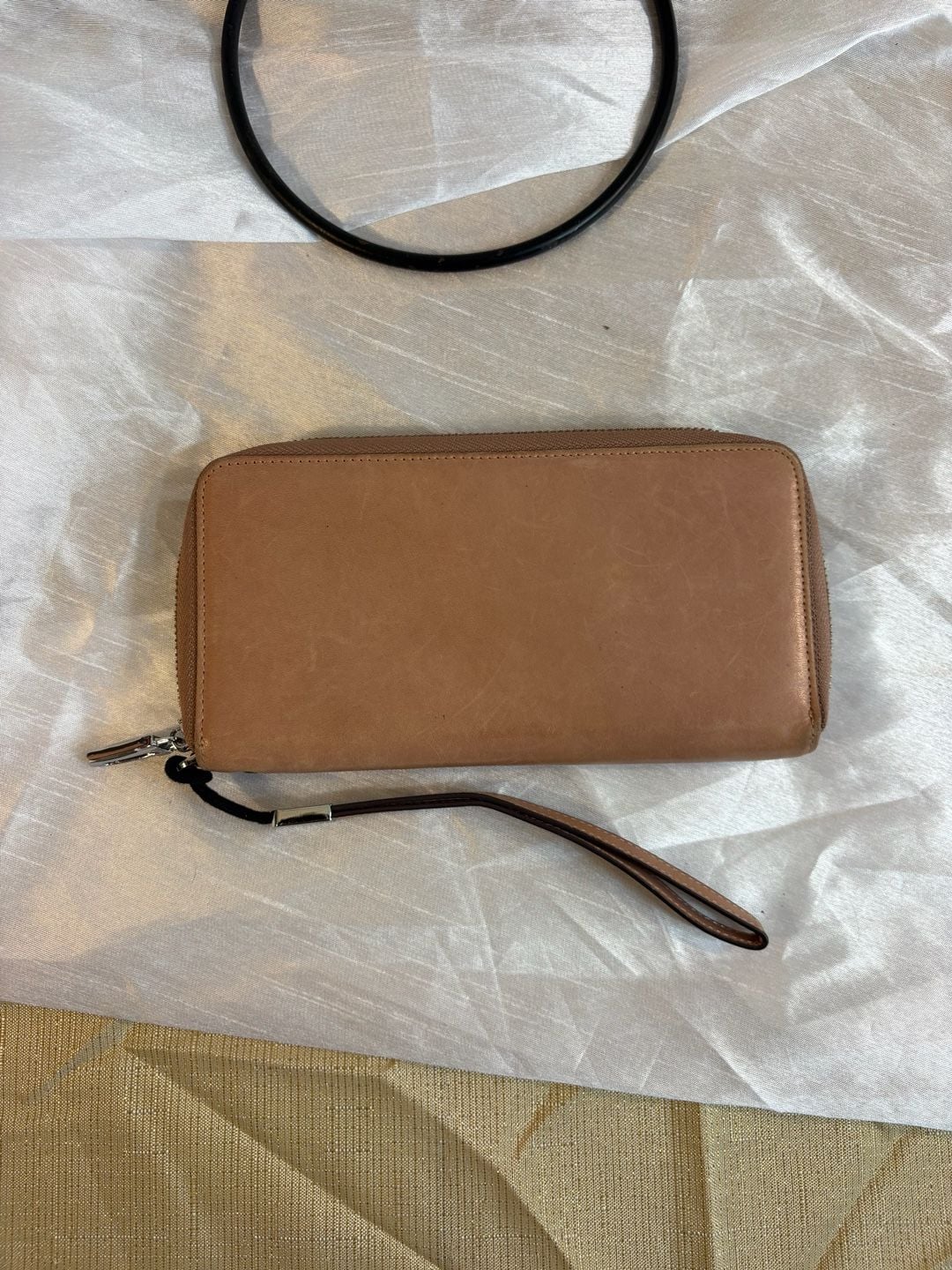 Lavemi RFID Wallet pink Leather Zip Around Wristlet Clutch 2