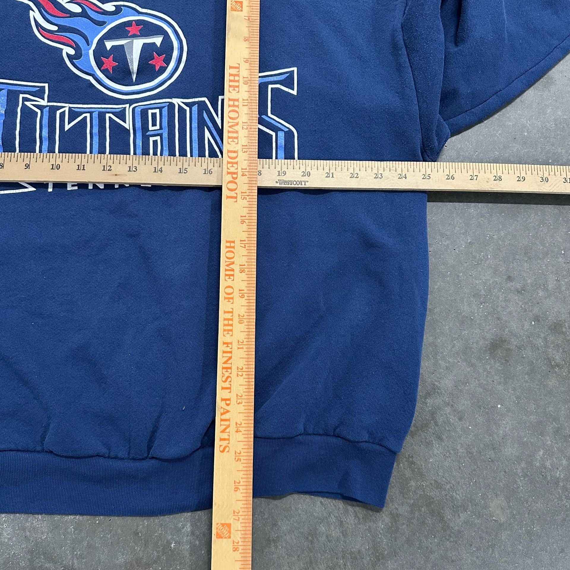 Vintage 2000s Tennessee Titans NFL Logo Athletic Crewneck Sweatshirt 2XL 5
