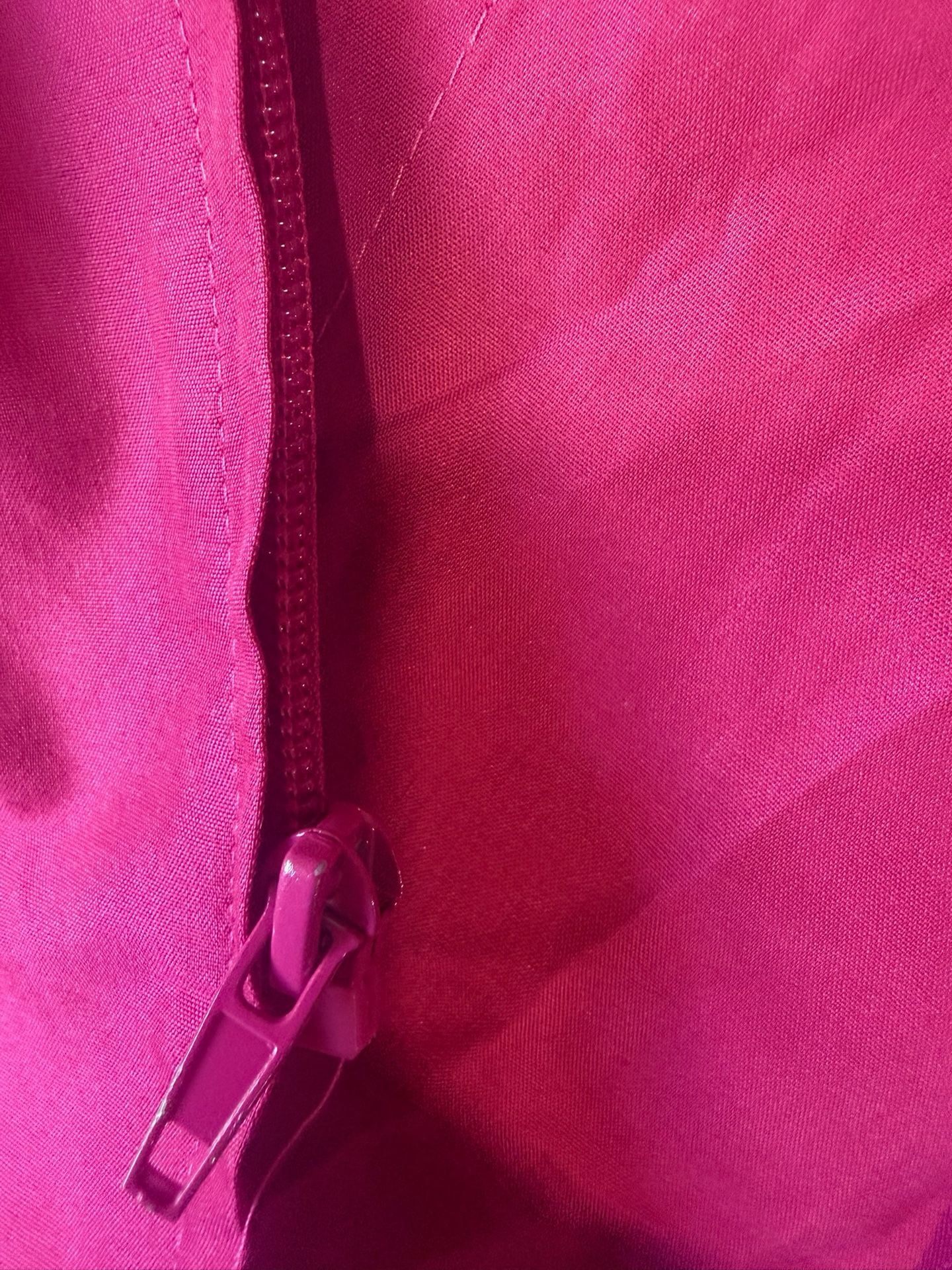 The Genuine Habano Guayabera Zip Front Shirt Size XL Magenta 4