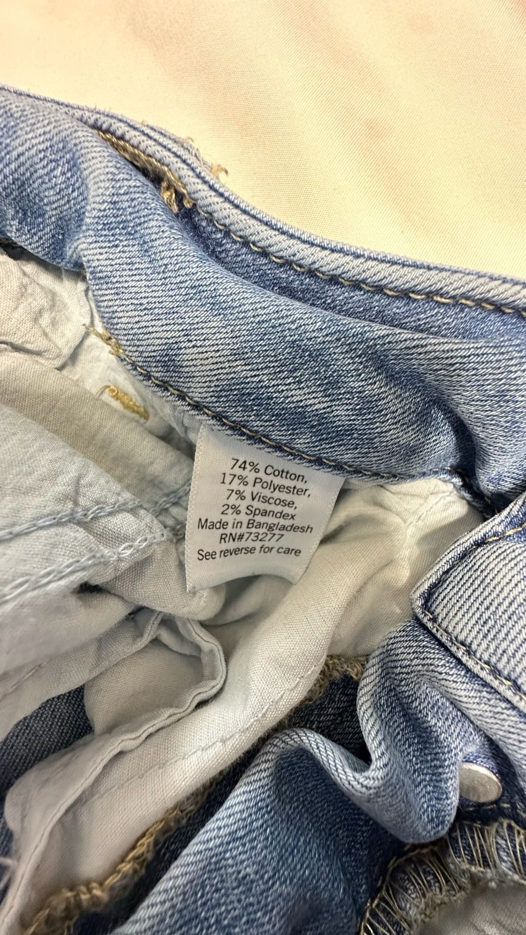 Nine West Skinny Jeans Size 16 Light Wash Button Fly Denim 6