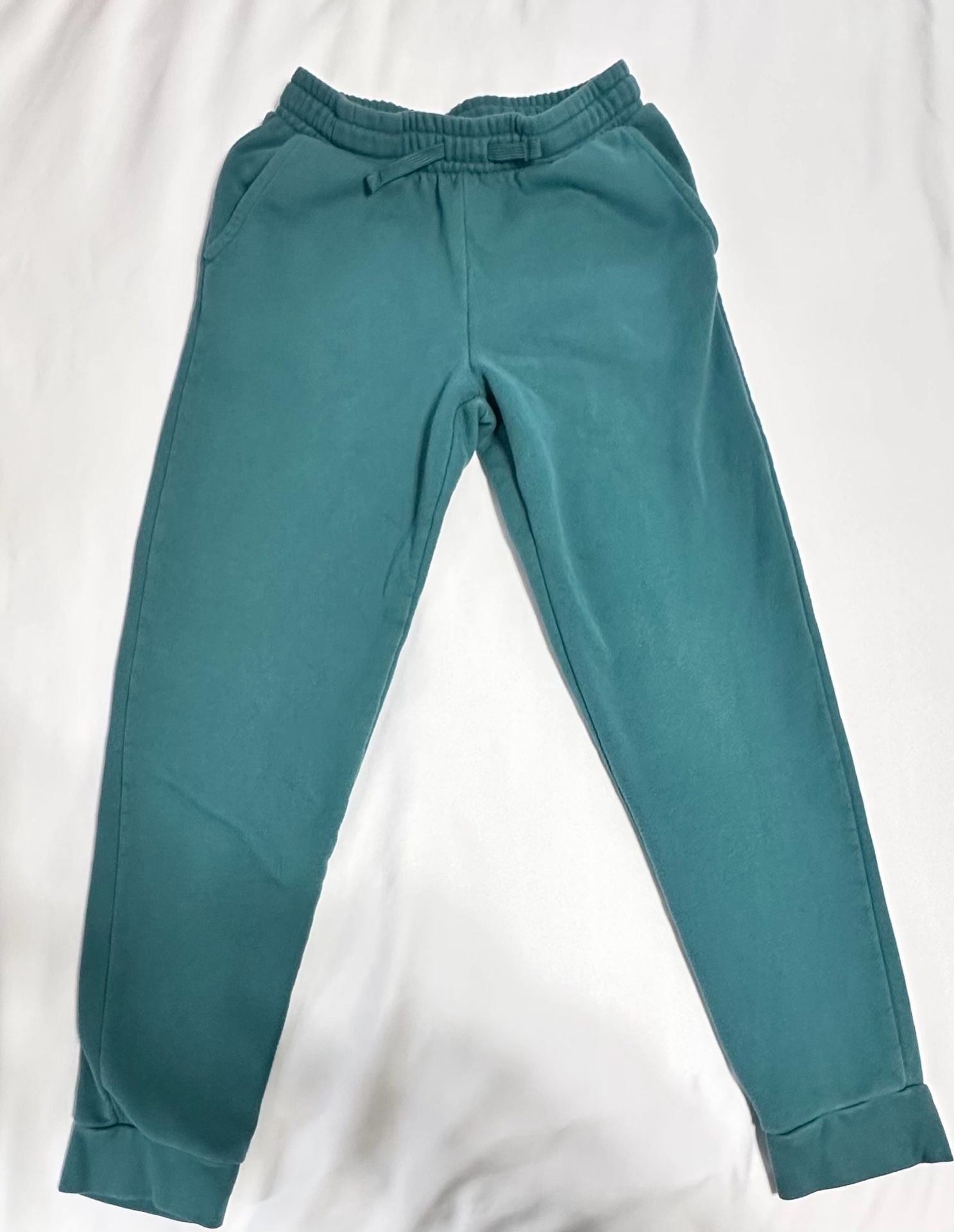 Tek Gear Ultrasoft Fleece Sweatpants Boys Size Youth L Teal Green Joggers 2