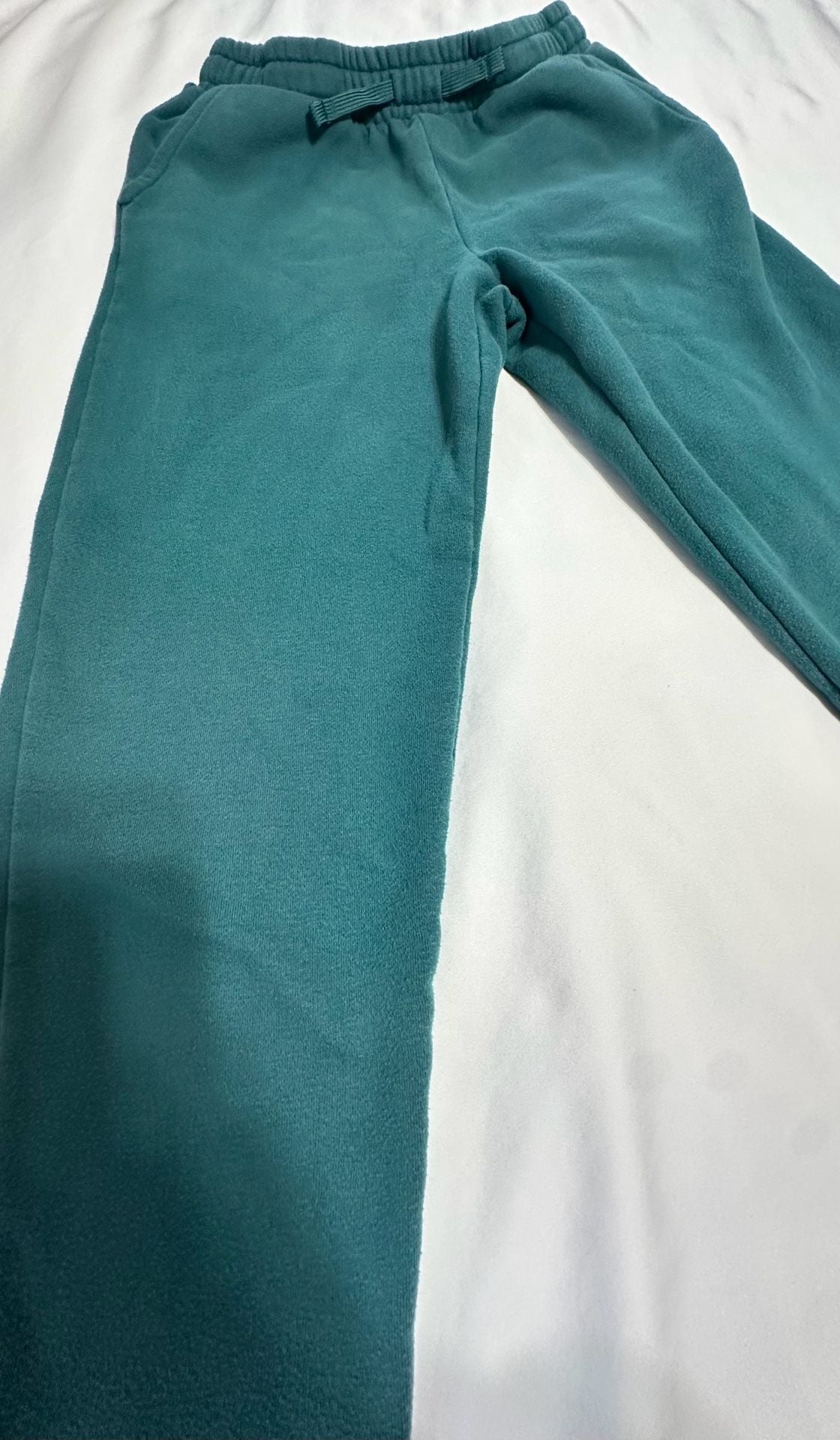 Tek Gear Ultrasoft Fleece Sweatpants Boys Size Youth L Teal Green Joggers 3