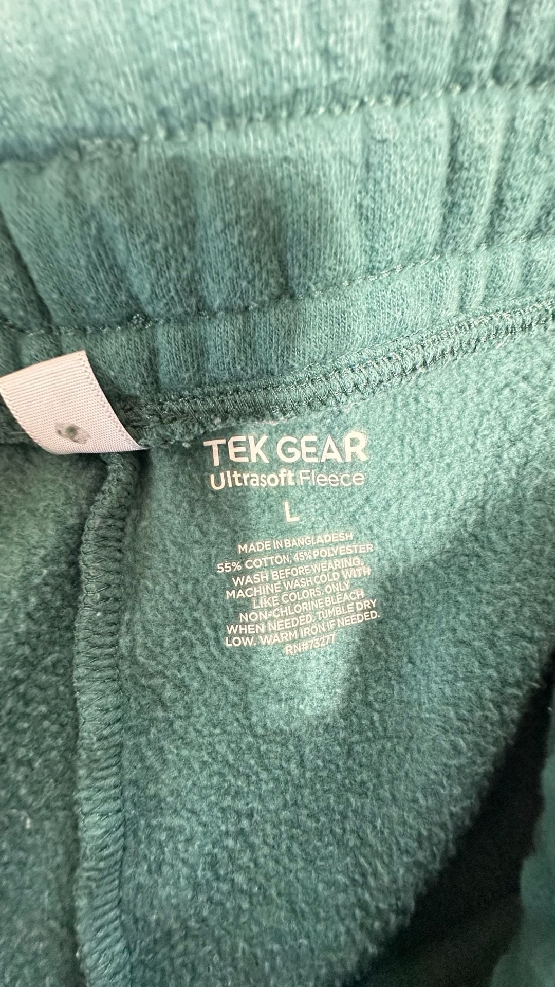 Tek Gear Ultrasoft Fleece Sweatpants Boys Size Youth L Teal Green Joggers 4