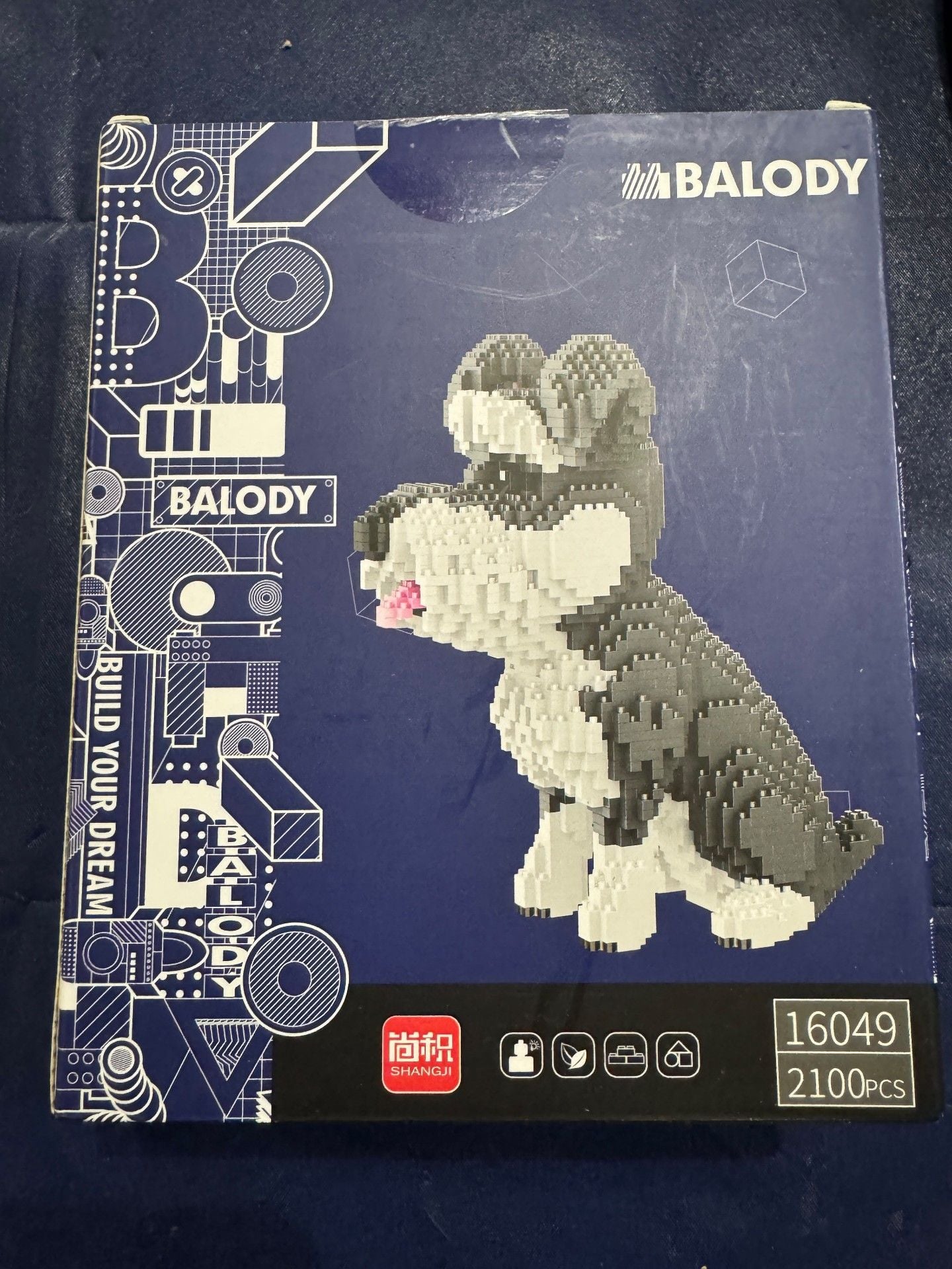 Balody Schnauzer Small Particle Building Blocks 16049 3