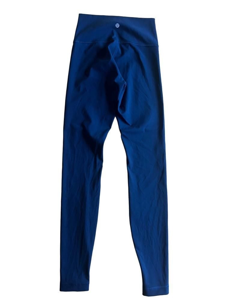 Lululemon Navy Blue High Rise Leggings Size 4 Yoga Workout 7