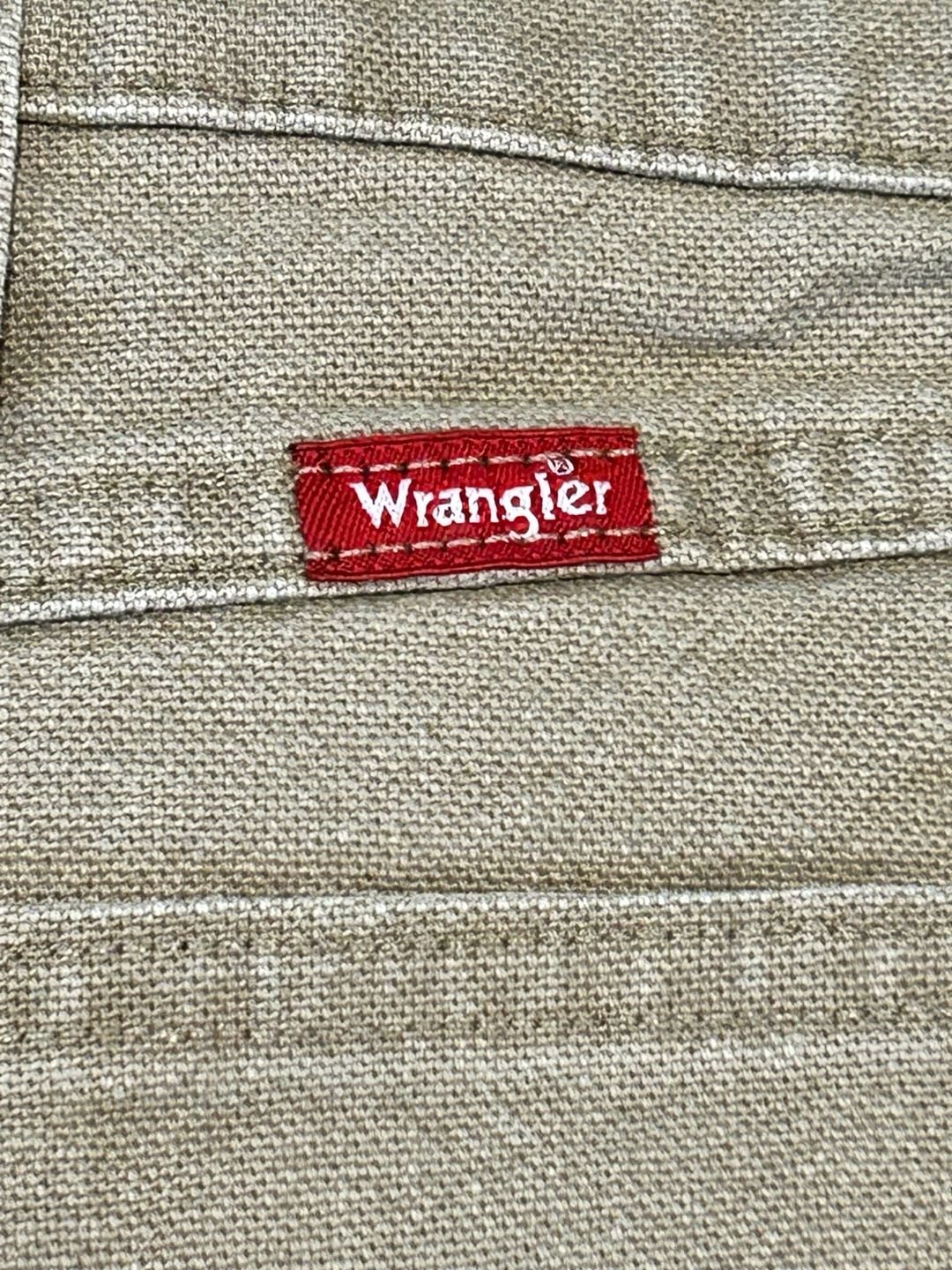 Wrangler Carpenter Pants 40x32 Khaki Utility Workwear 5