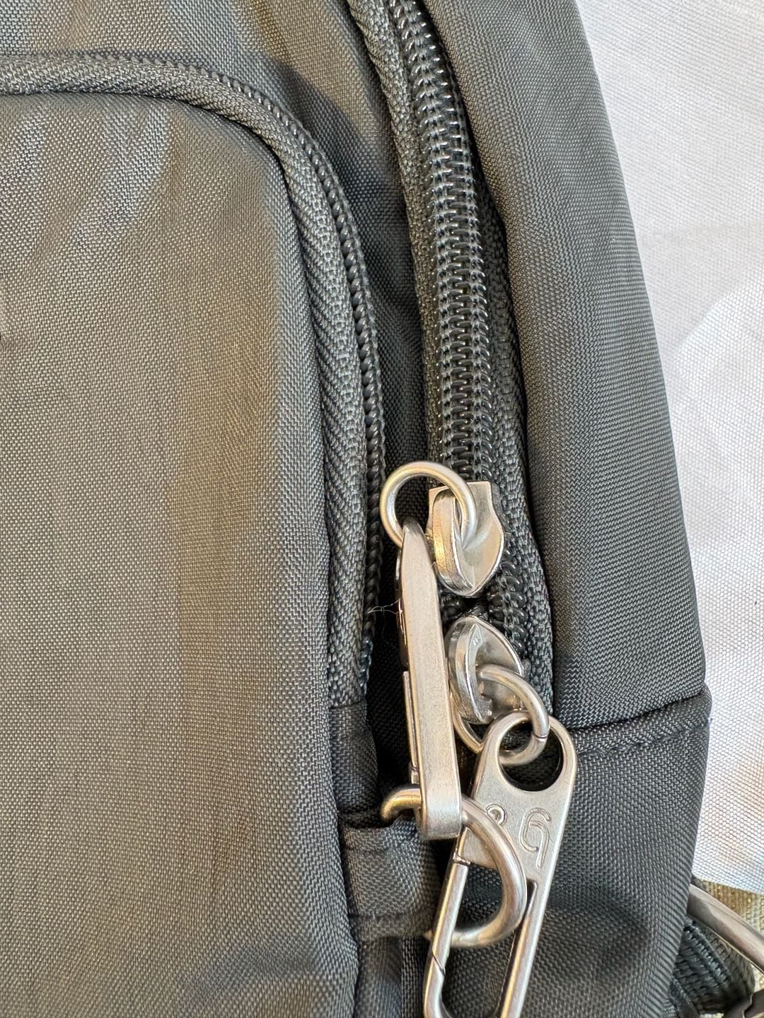 Baggallini grey Nylon Sling Crossbody Bag 5