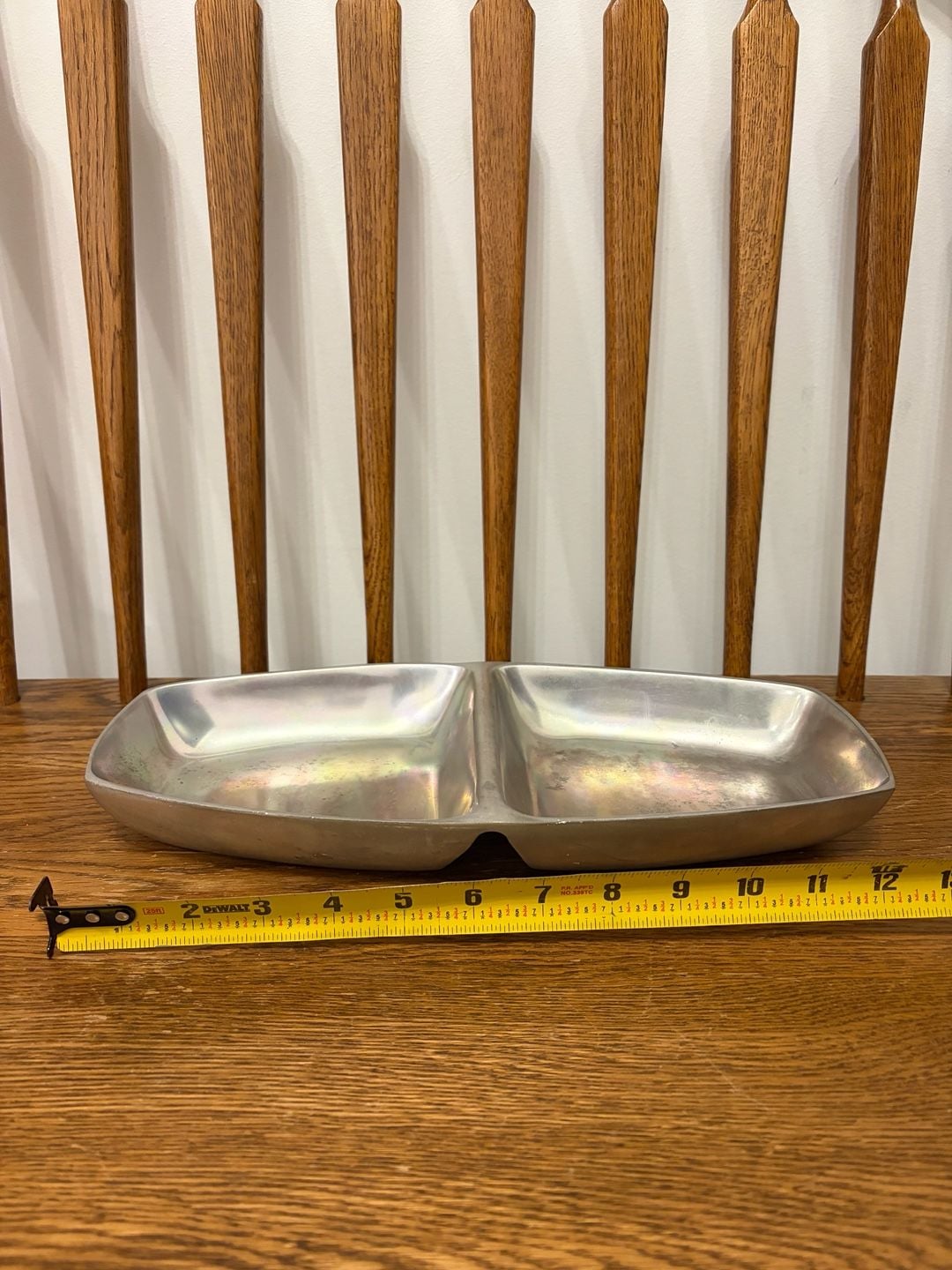 Pottery Barn Barona Divided Serving Tray Metal 3