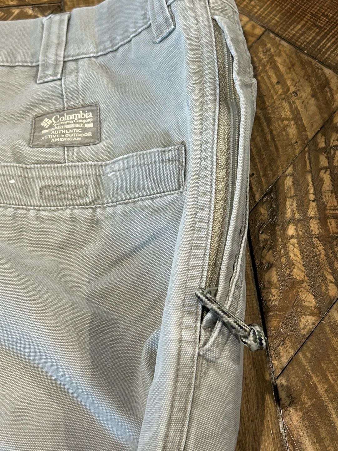 Columbia Sportswear Pants 38x30 Gray Cotton Casual Trousers 9