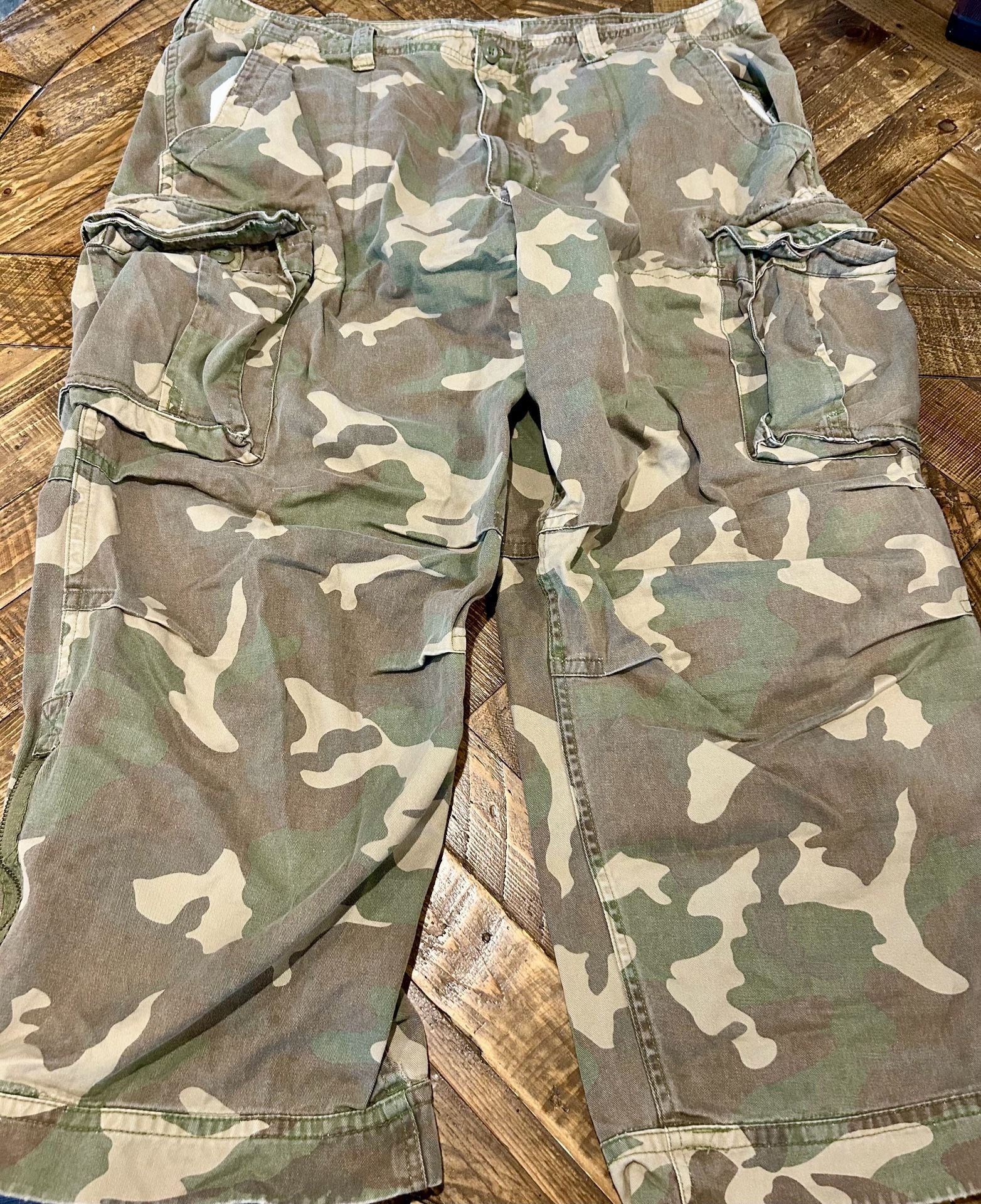 No Boundaries Cargo Pants Size 44x30 Camouflage Cotton 2