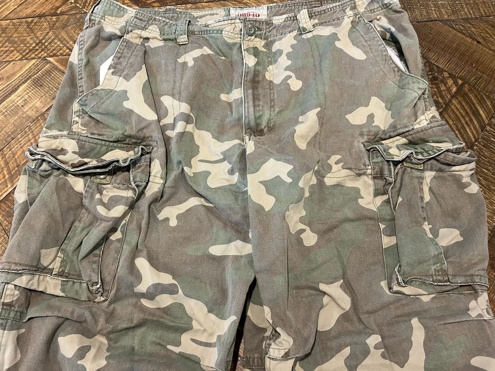 No Boundaries Cargo Pants Size 44x30 Camouflage Cotton 5